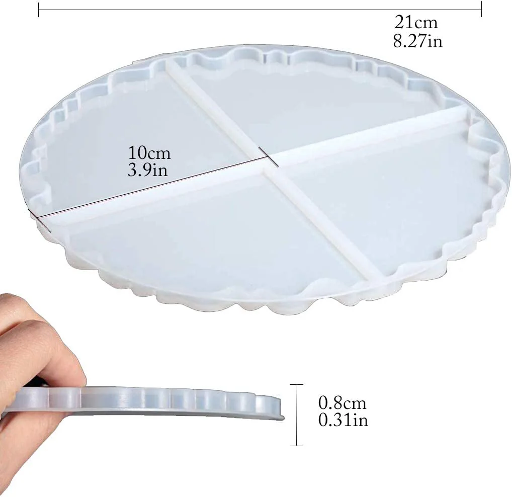 Silicone Mould Pizza Coaster - Image 2