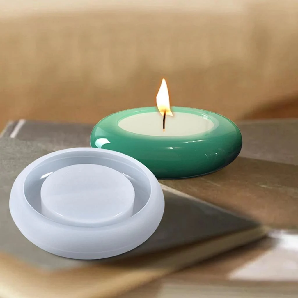 Silicone Mould Round Candle - Image 2