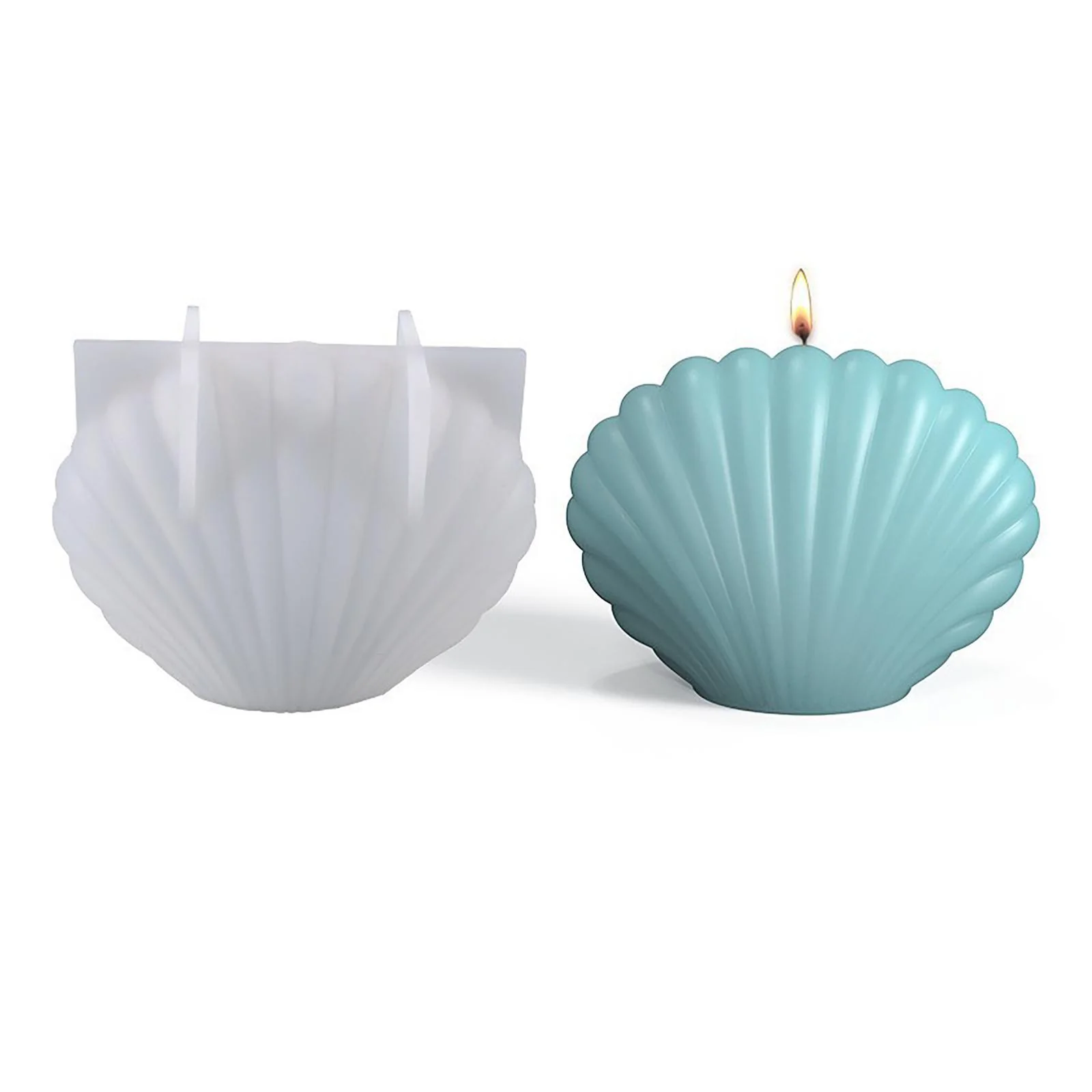 Silicone Mould Shell Candle - Image 2