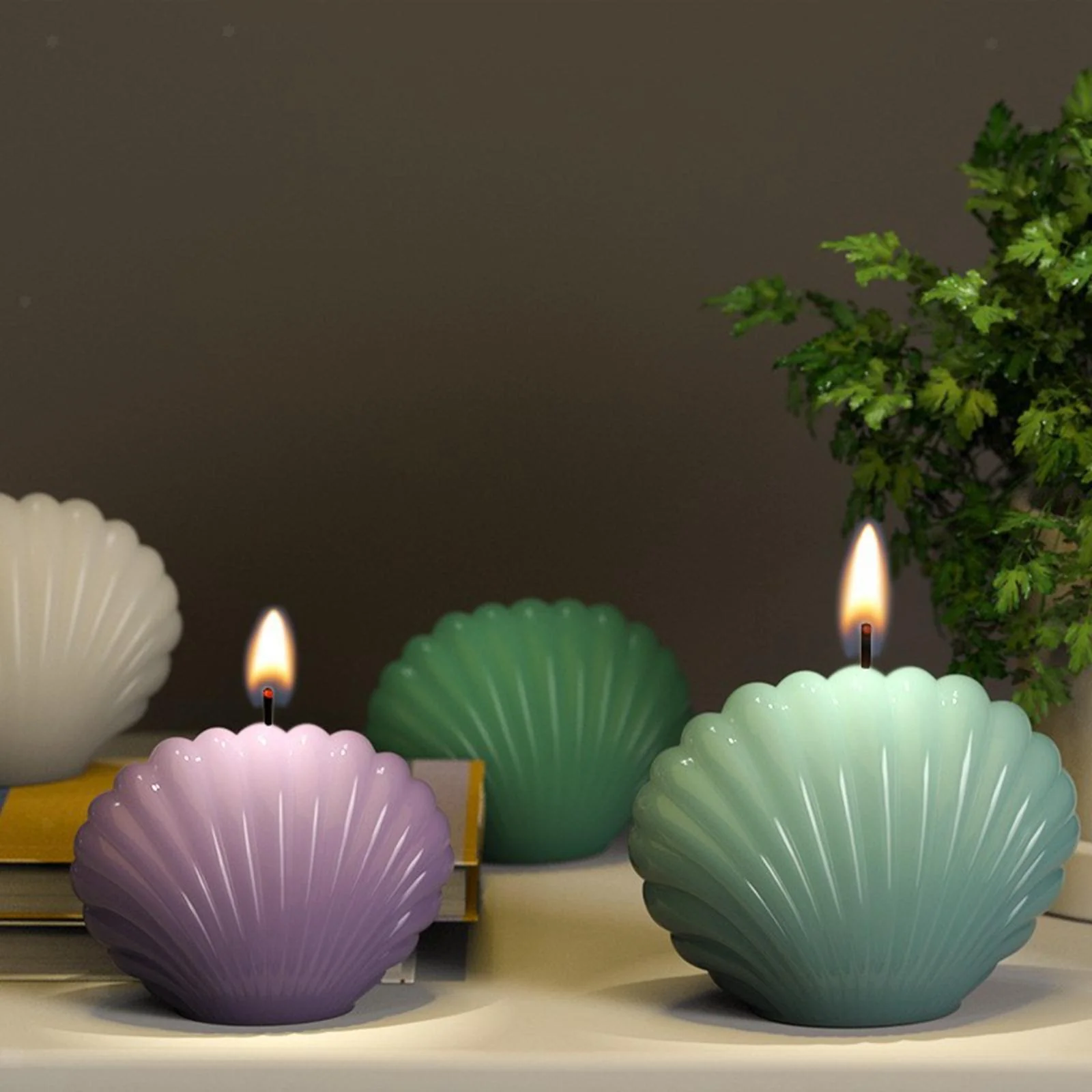 Silicone Mould Shell Candle - Image 4