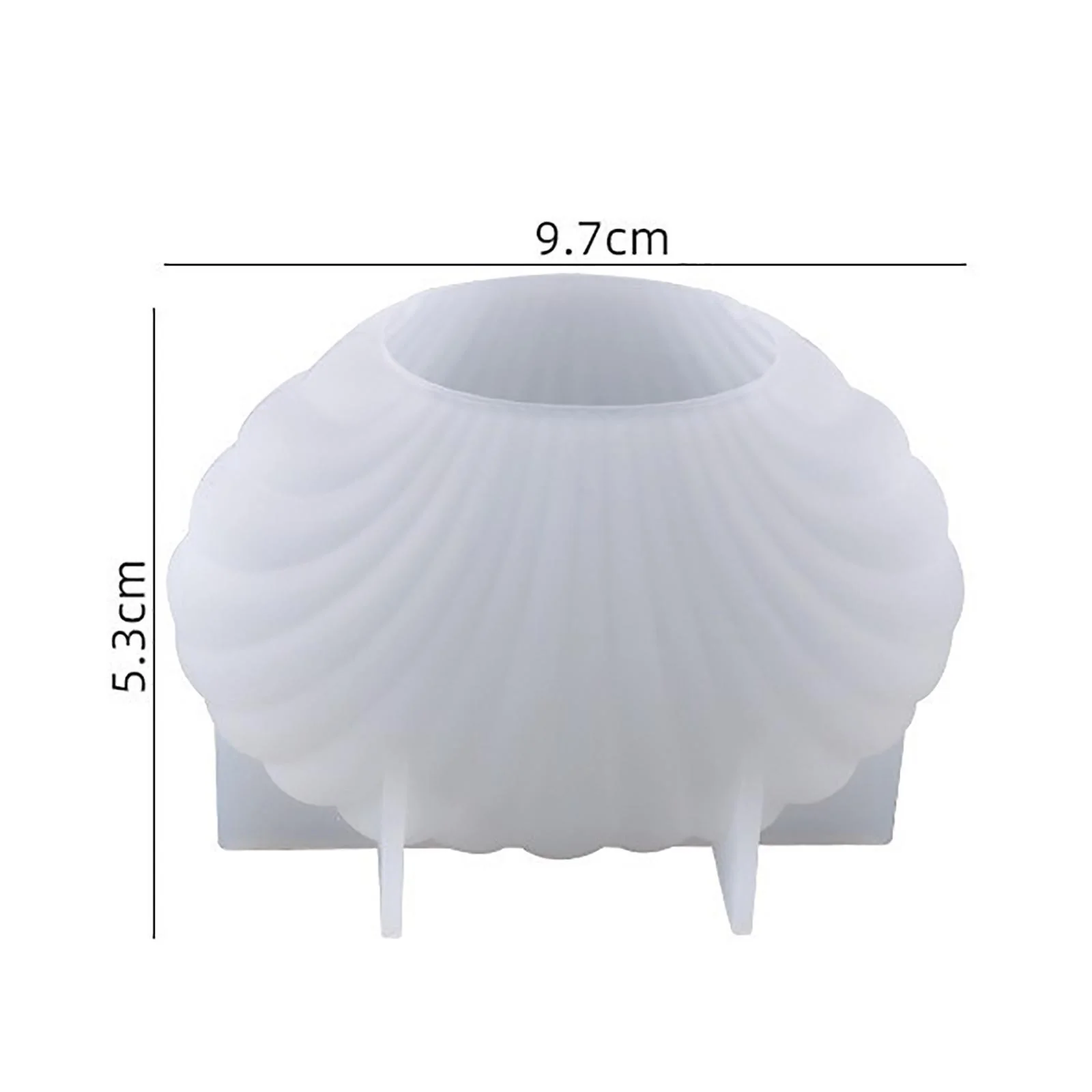 Silicone Mould Shell Candle - Image 5