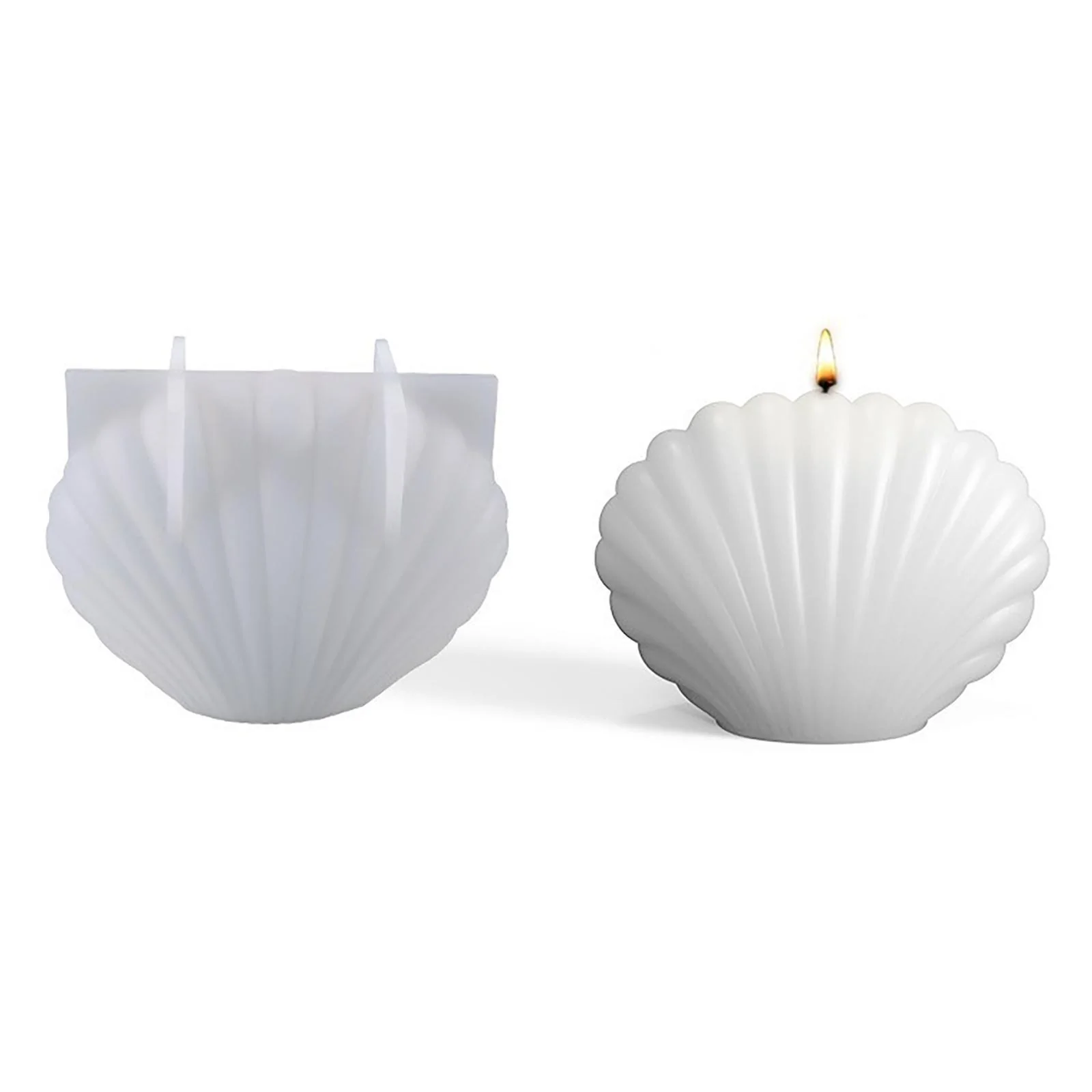 Silicone Mould Shell Candle - Image 7