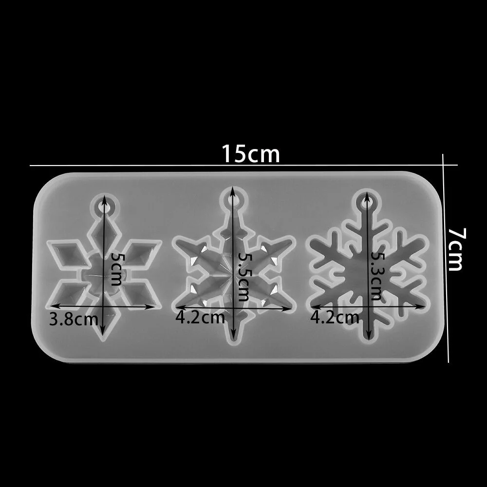 Silicone Mould Snowflakes - Image 3