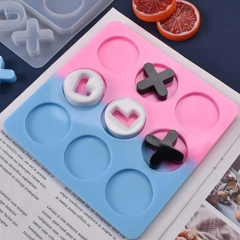 Silicone Mould Tic Tac Toe Game Big - Image 3