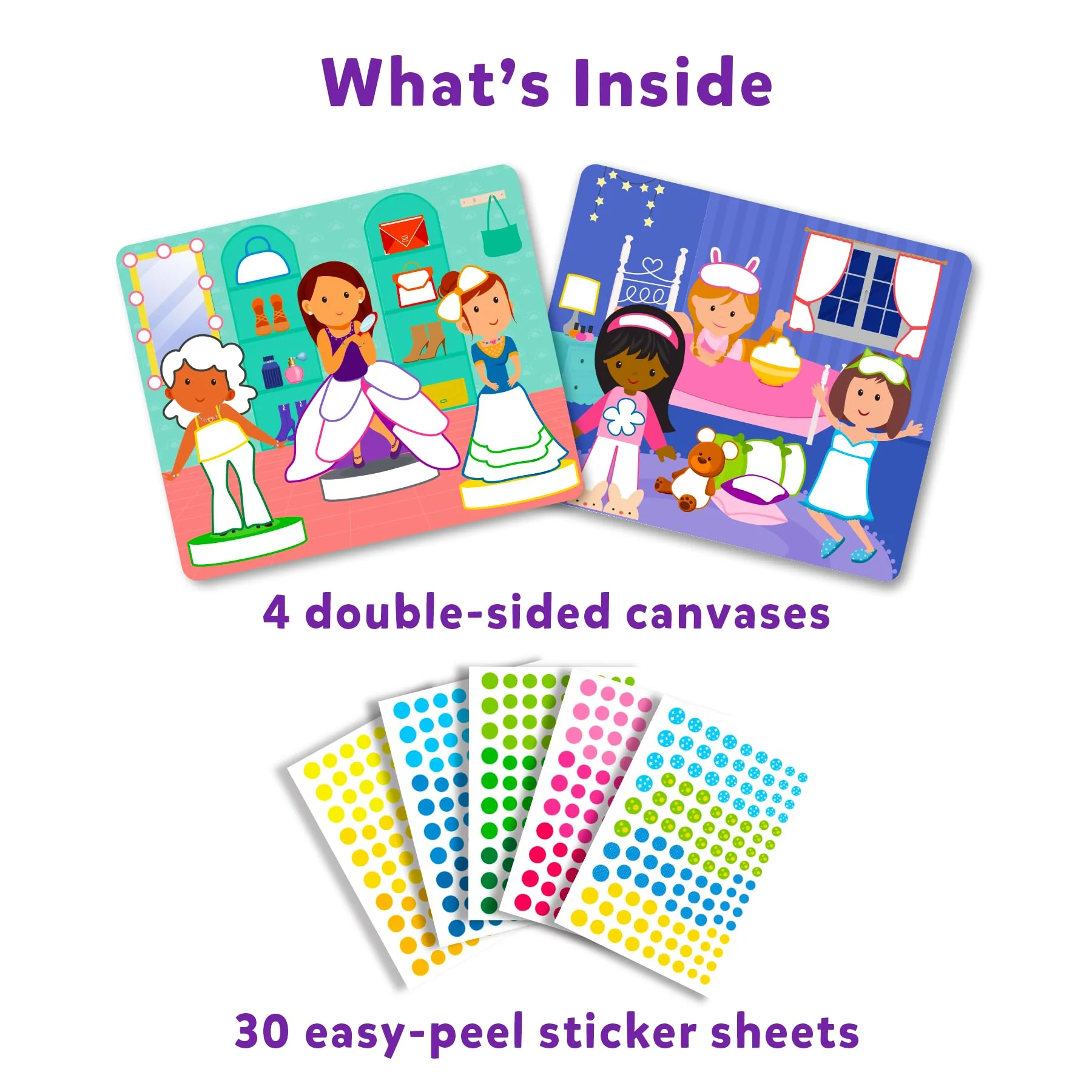 Skillmatics Art Activity - Dot It Dress Up, No Mess Sticker Art for Kids, Craft Kits, DIY Activity, Gifts - Image 2