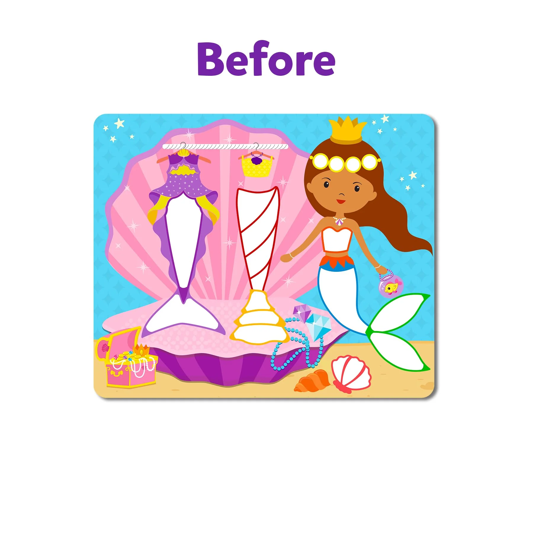 Skillmatics Art Activity - Dot It Dress Up, No Mess Sticker Art for Kids, Craft Kits, DIY Activity, Gifts - Image 5