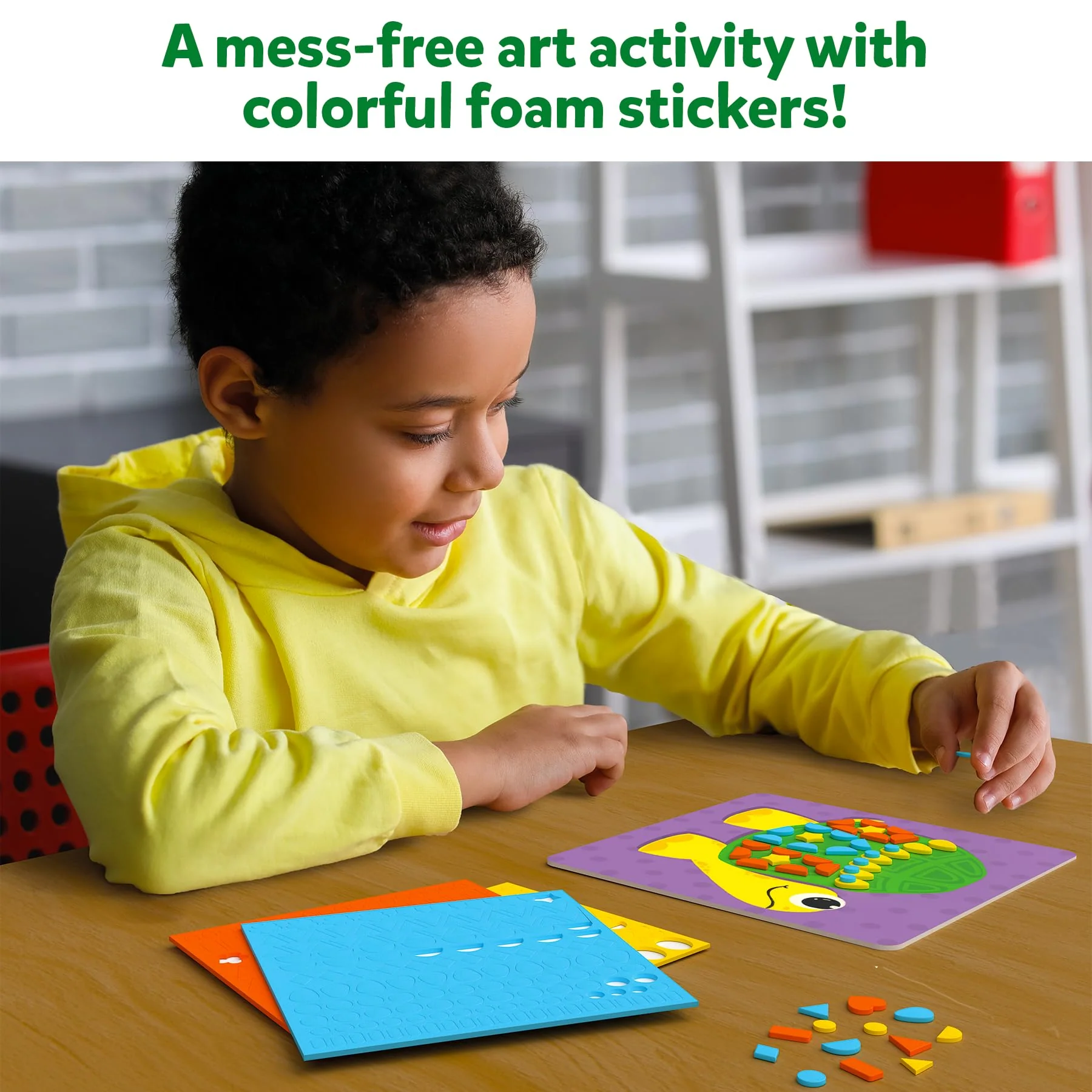 Skillmatics Art Activity - Fun with Foam Animals, No Mess Sticker Art for Kids, Craft Kits, DIY Activity, Gifts - Image 3
