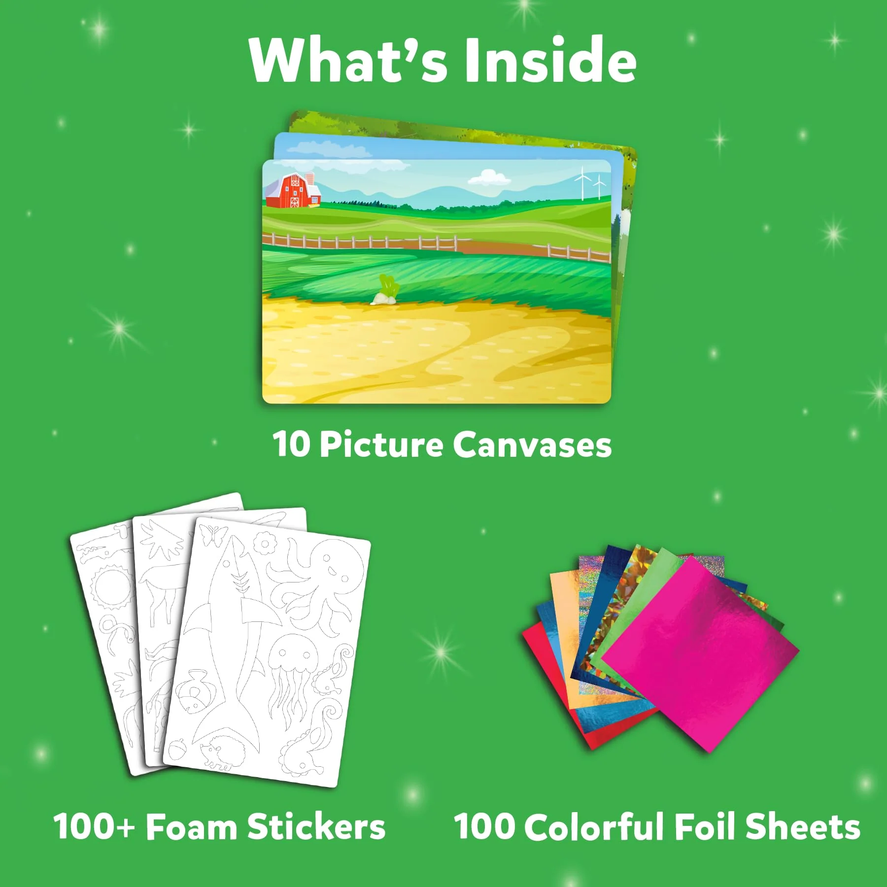 Skillmatics Art & Craft Activity - Foil Fun Animals, No Mess Art for Kids, Craft Kits & Supplies, DIY Creative Activity, Gifts - Image 4