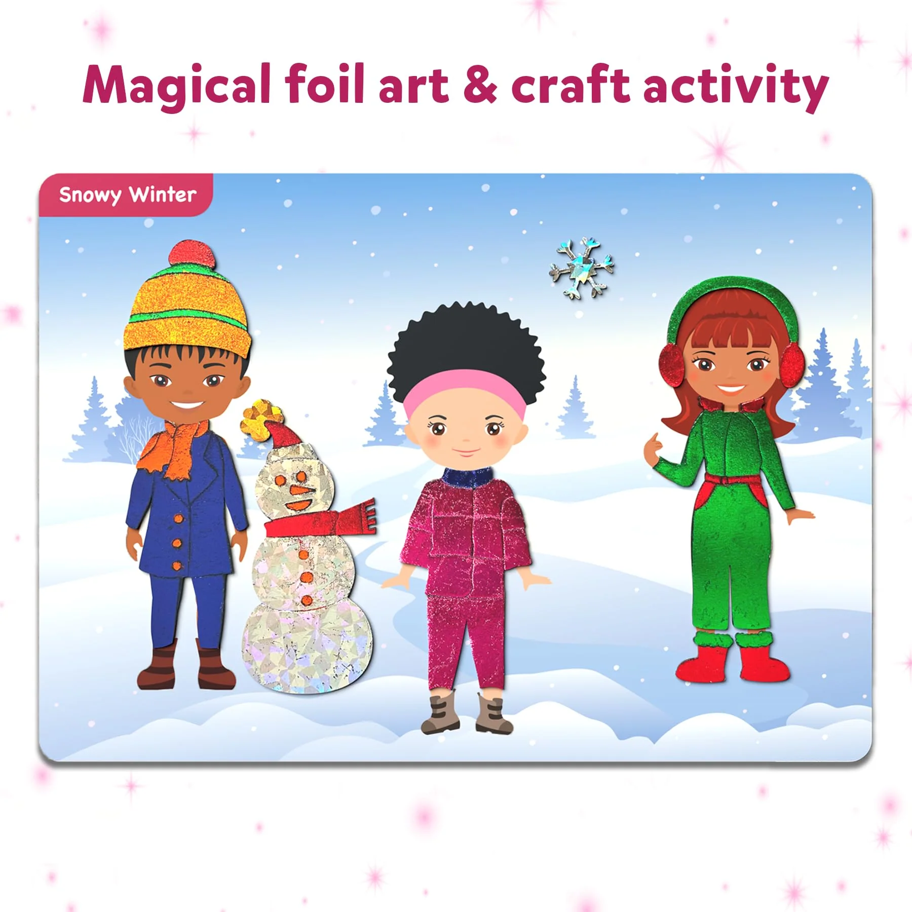 Skillmatics Art & Craft Activity - Foil Fun Dress Up, No Mess Art For Kids, Craft Kits & Supplies, Diy Creative Activity, Gifts - Image 3