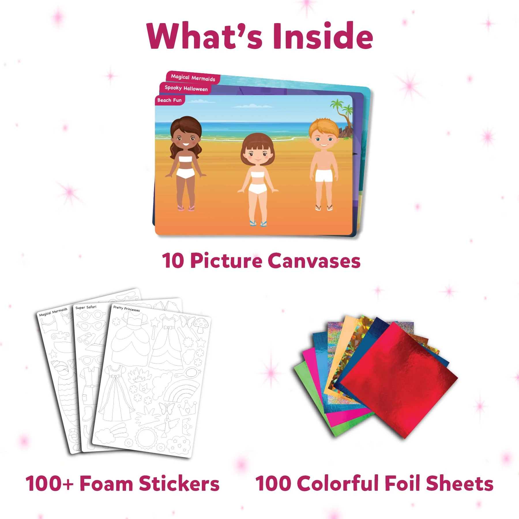 Skillmatics Art & Craft Activity - Foil Fun Dress Up, No Mess Art For Kids, Craft Kits & Supplies, Diy Creative Activity, Gifts - Image 4