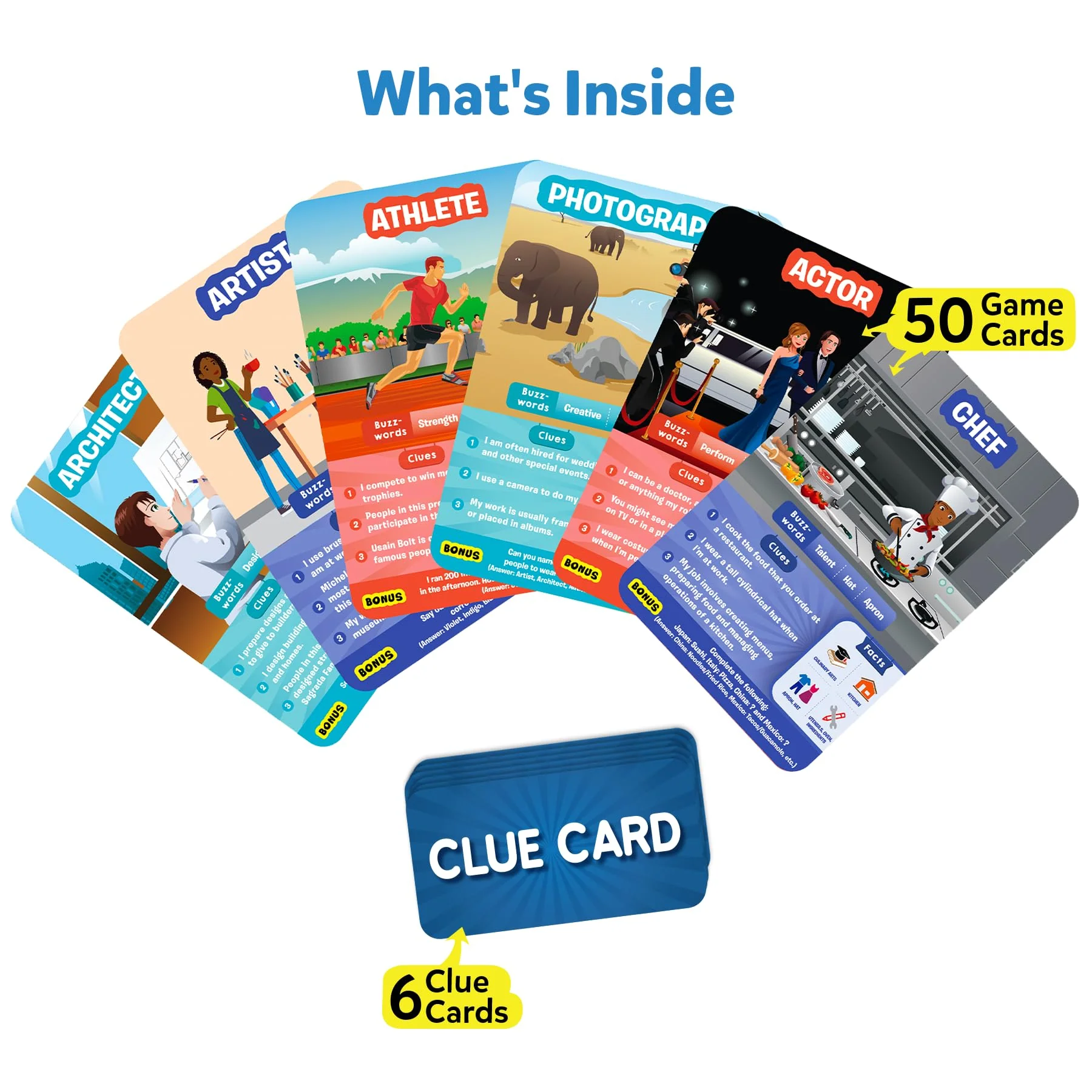 Skillmatics Card Game - Guess in 10 Inspiring Professions, Perfect for Boys, Girls, Kids, and Families Who Love Board Games and Educational Toys, Travel Friendly, Gifts - Image 2
