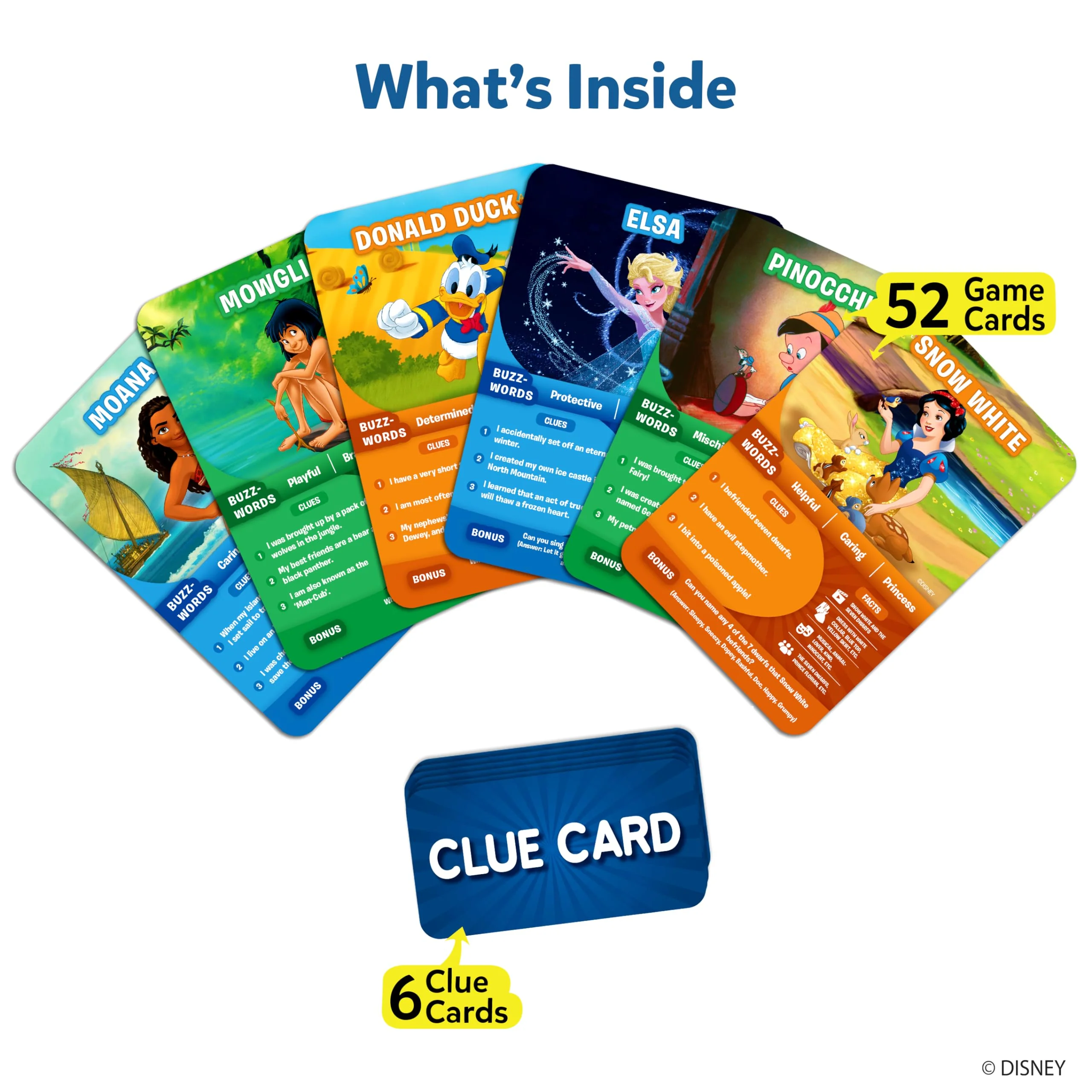 Skillmatics Disney Card Game - Guess in 10, Gifts for Ages 6 and Up, Super Fun Mickey Mouse, Lion King Game for Kids - Image 2