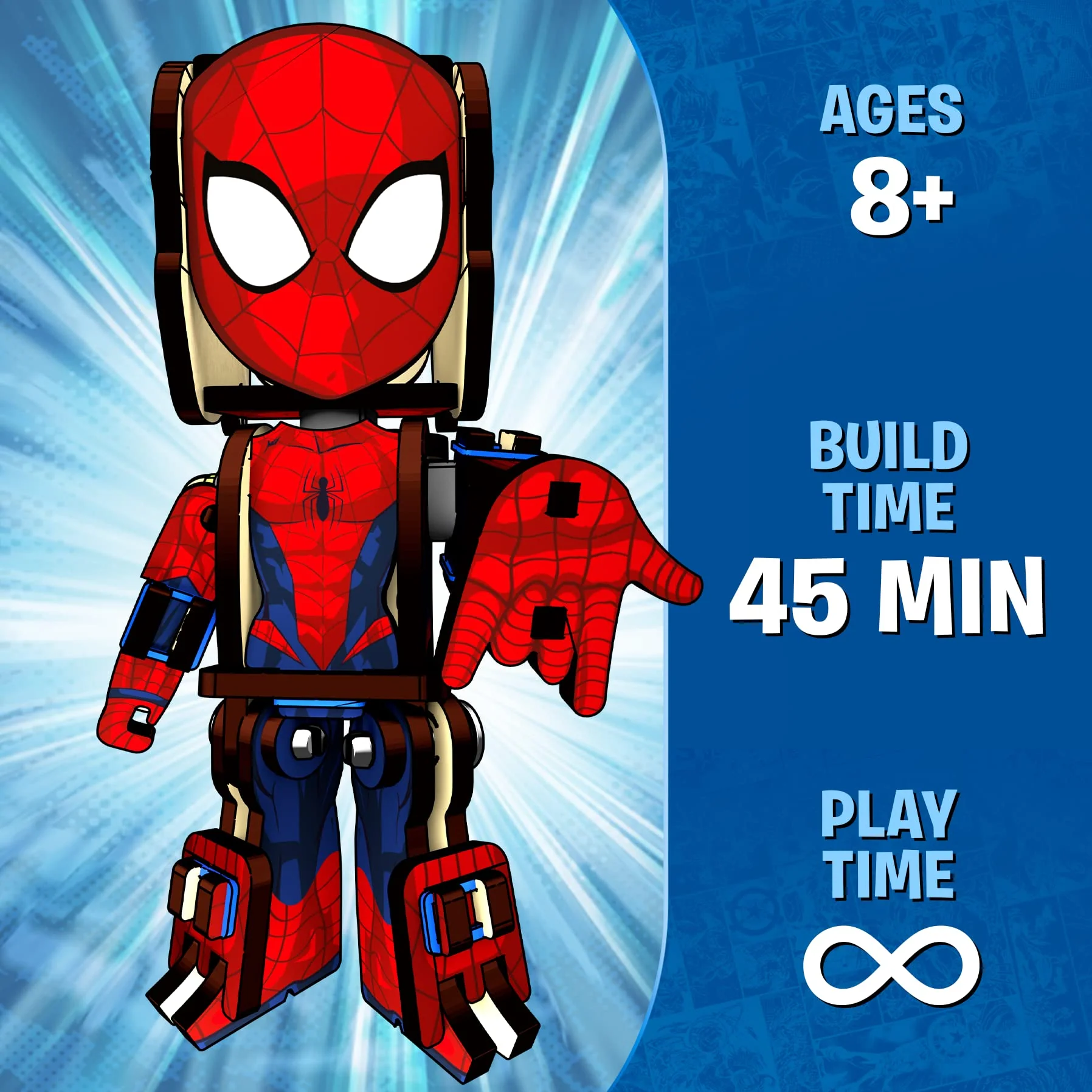 Skillmatics Marvel Stem Building Toy - Buildables Spider-Man, Gifts For Ages 8 & Up, Diy Action Toy Figures & Collectibles, 70 Pieces - Image 5