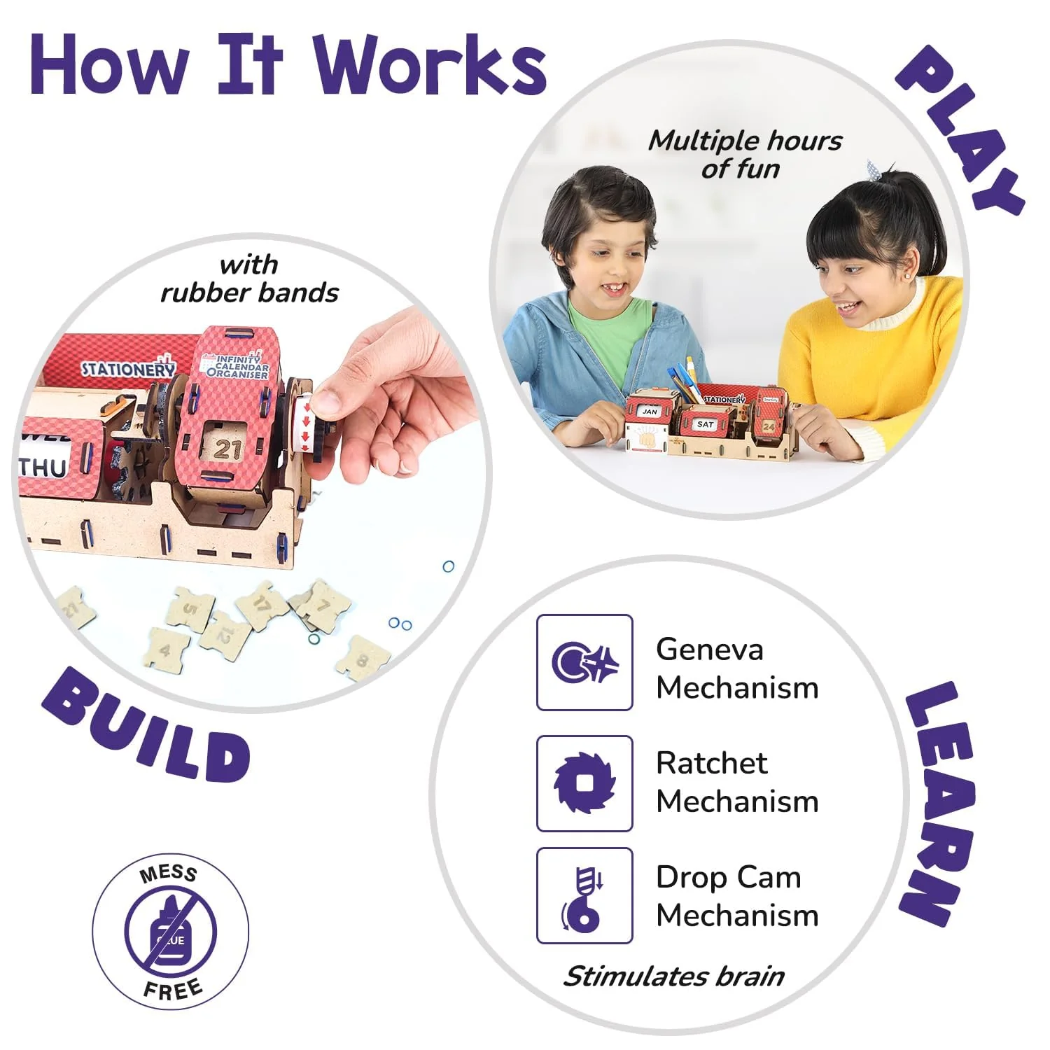 Smartivity Infinity Calendar Organiser 8-14 years DIY STEM Construction Toy - Image 4