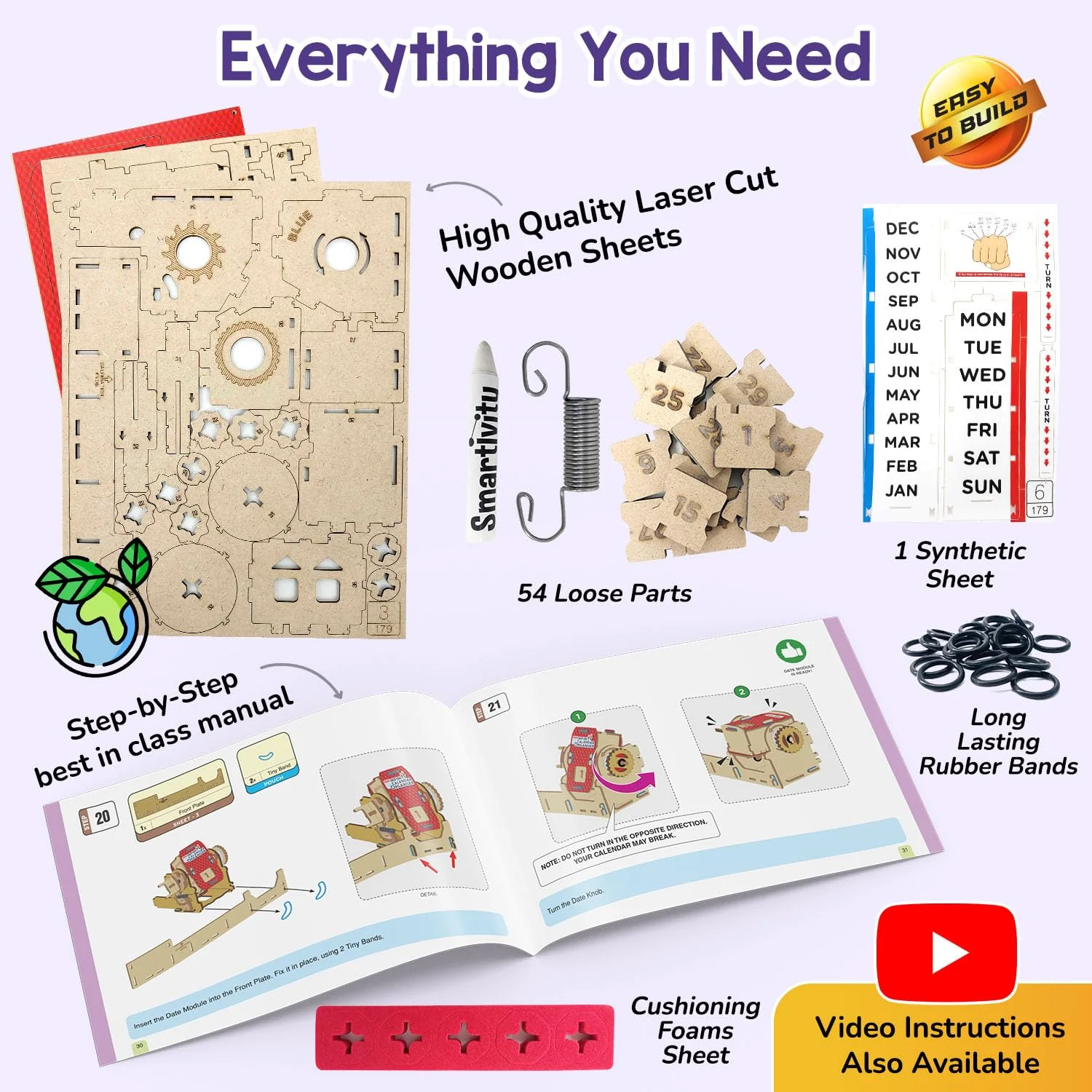 Smartivity Infinity Calendar Organiser 8-14 years DIY STEM Construction Toy - Image 8