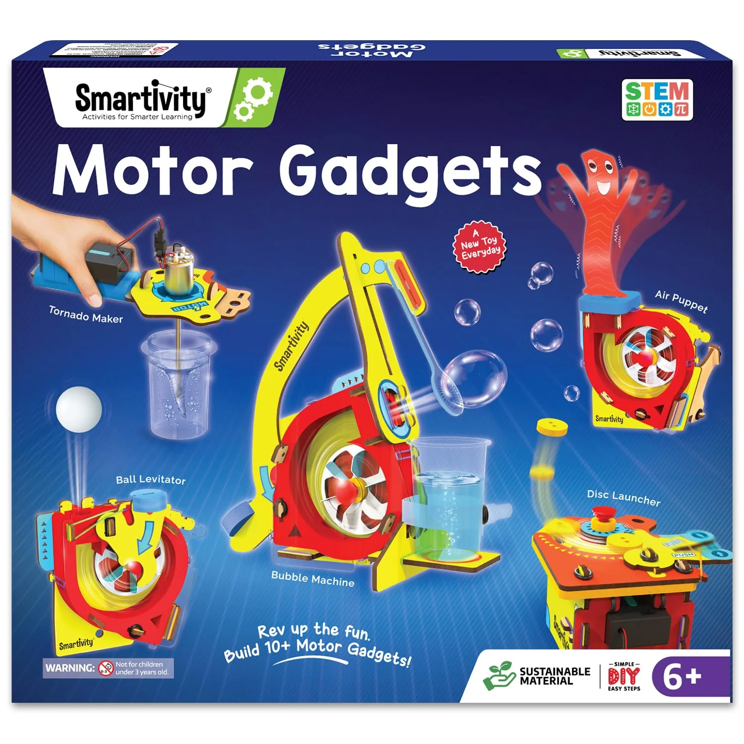 Smartivity Motor Gadgets 6 - 14 years DIY STEM Construction Toy