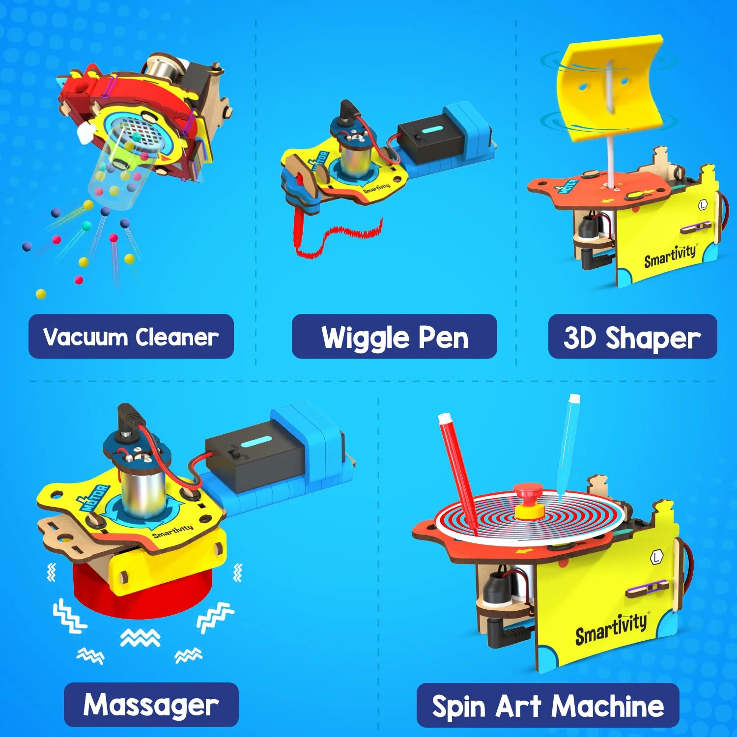 Smartivity Motor Gadgets 6 - 14 years DIY STEM Construction Toy - Image 2