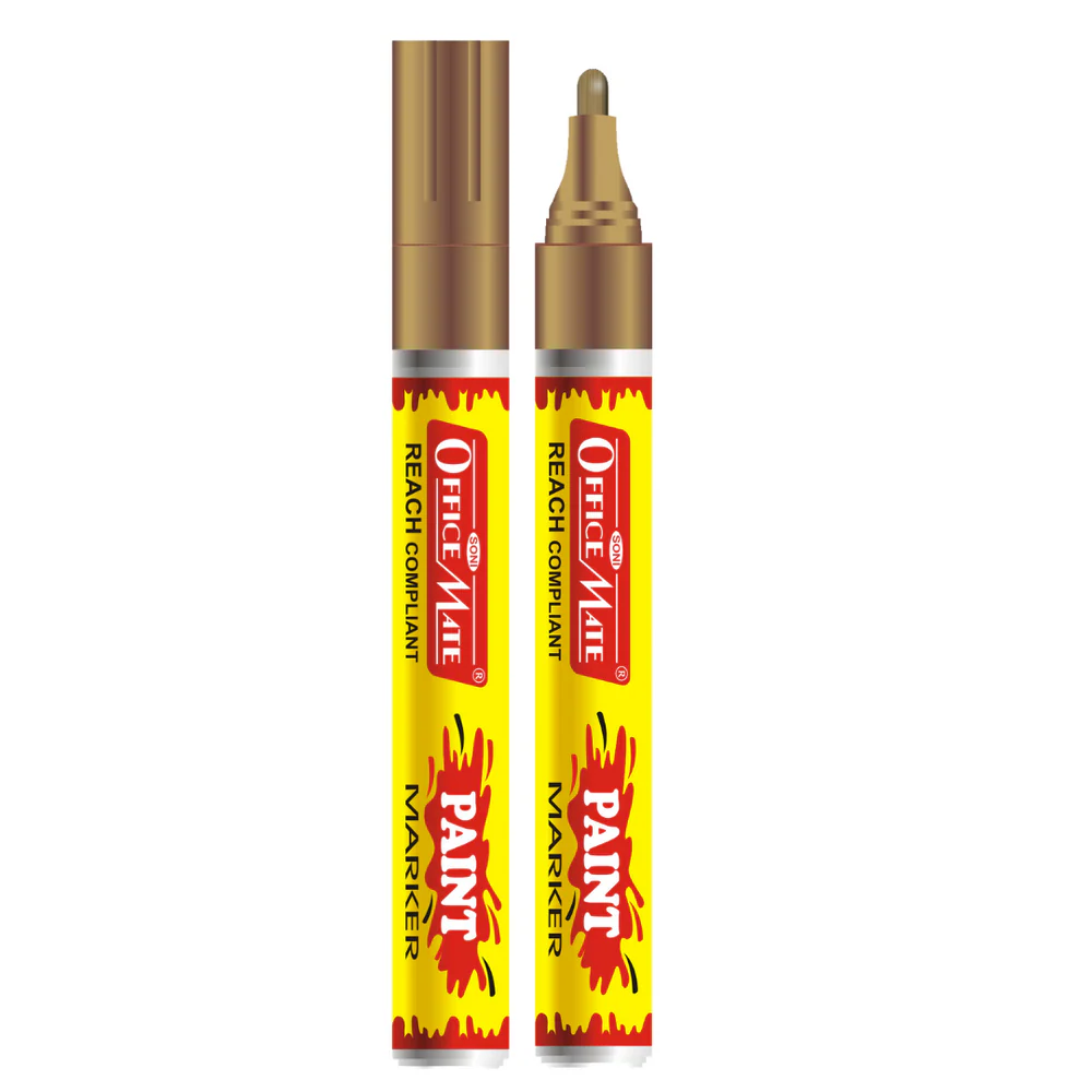 Soni Officemate Paint Markers - Gold