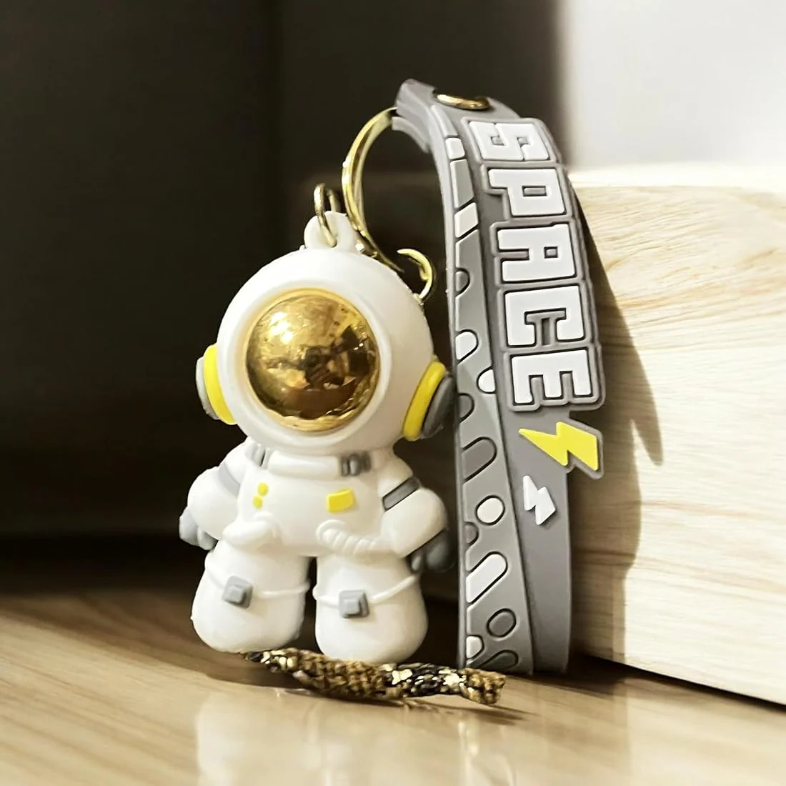 Space Astronaut Cartoon 3D Silicone High -Quality PVC Material Keychain - Image 3