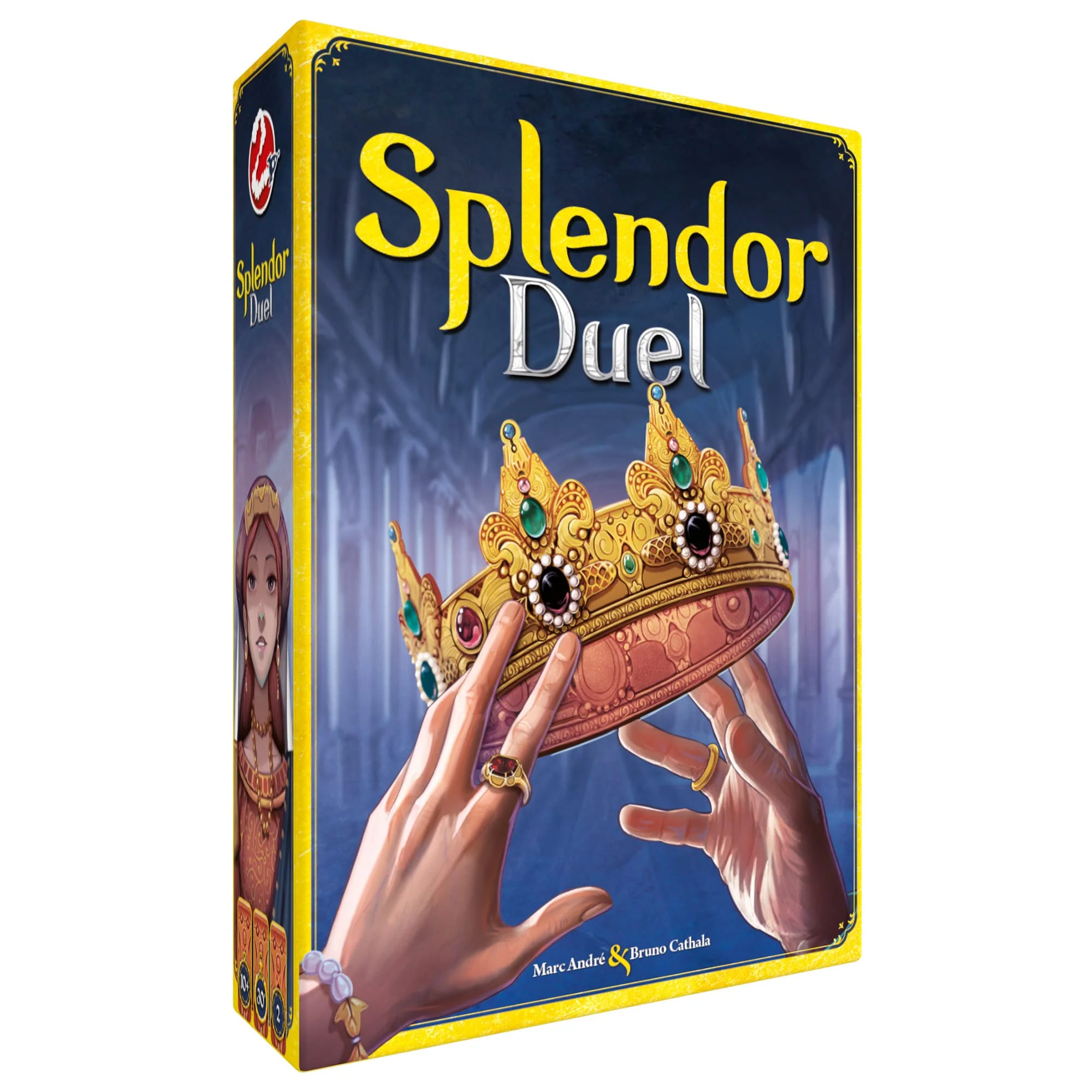 Space Cowboys Splendor Duel Board Game Two Player Strategy Game for Intense Gem Collecting Battles