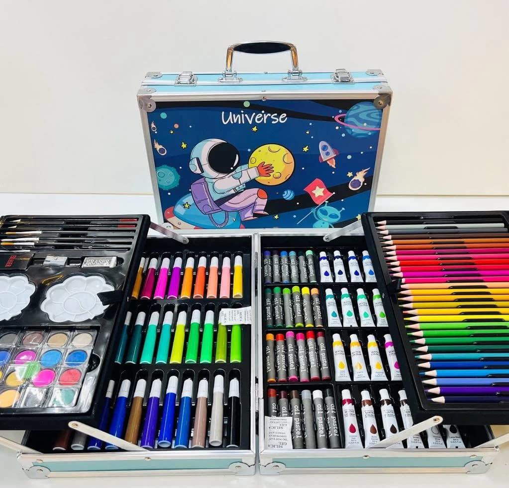 Space Theme 145pcs Art Painting Box for Kids & Adults