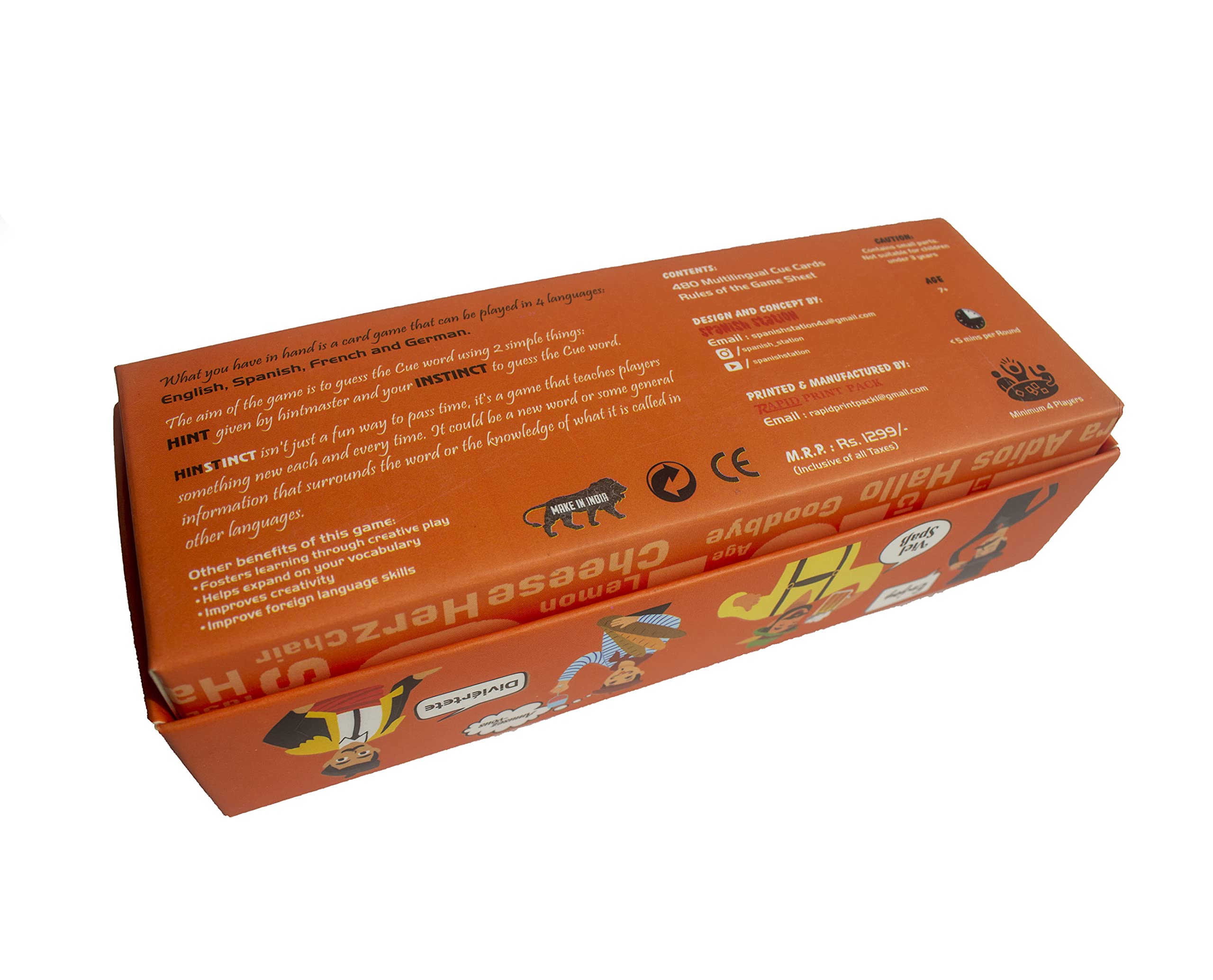 Spanish Station Hinstinct Card Game - Image 4