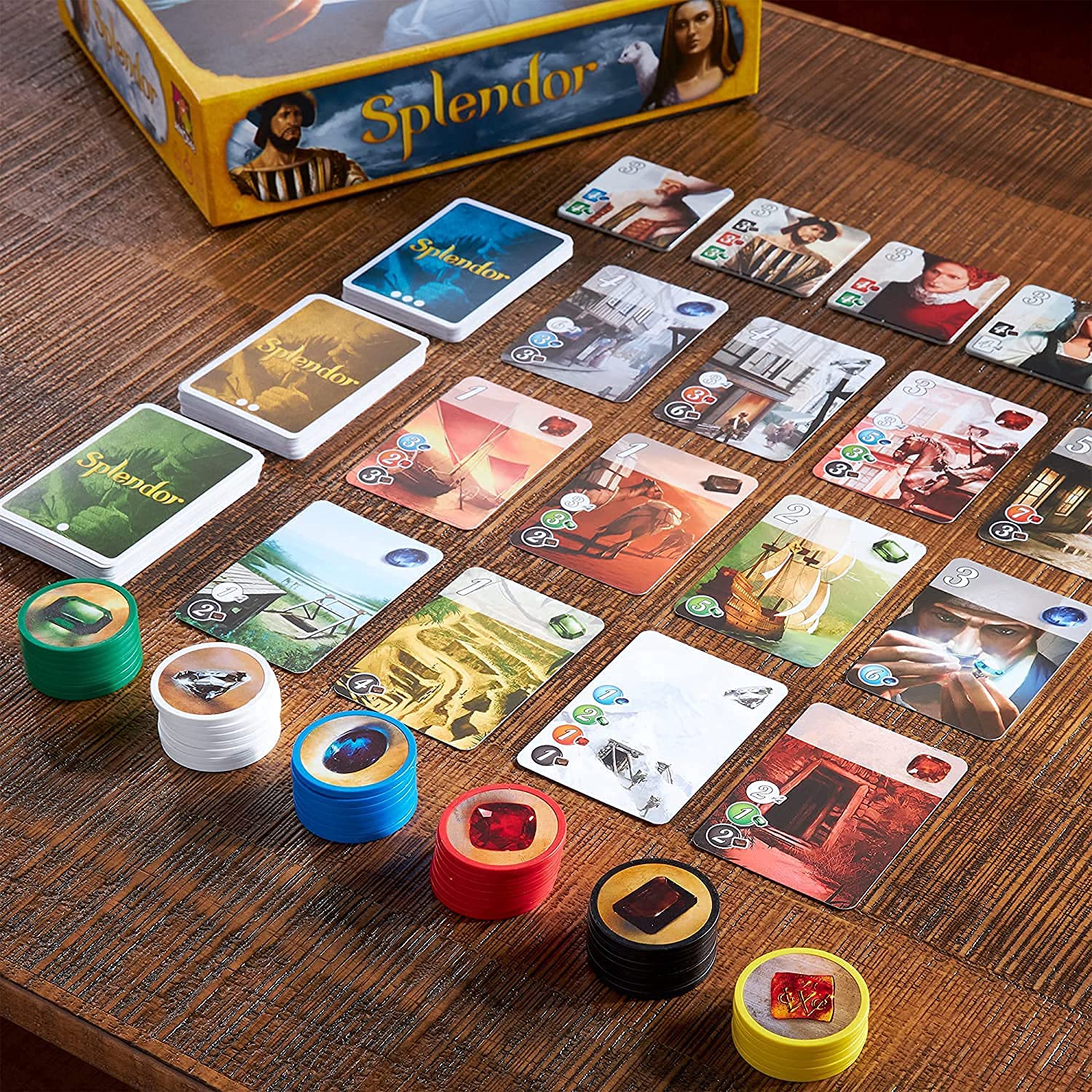 Splendor Board Game A Strategic Gem Trading Adventure - Image 2