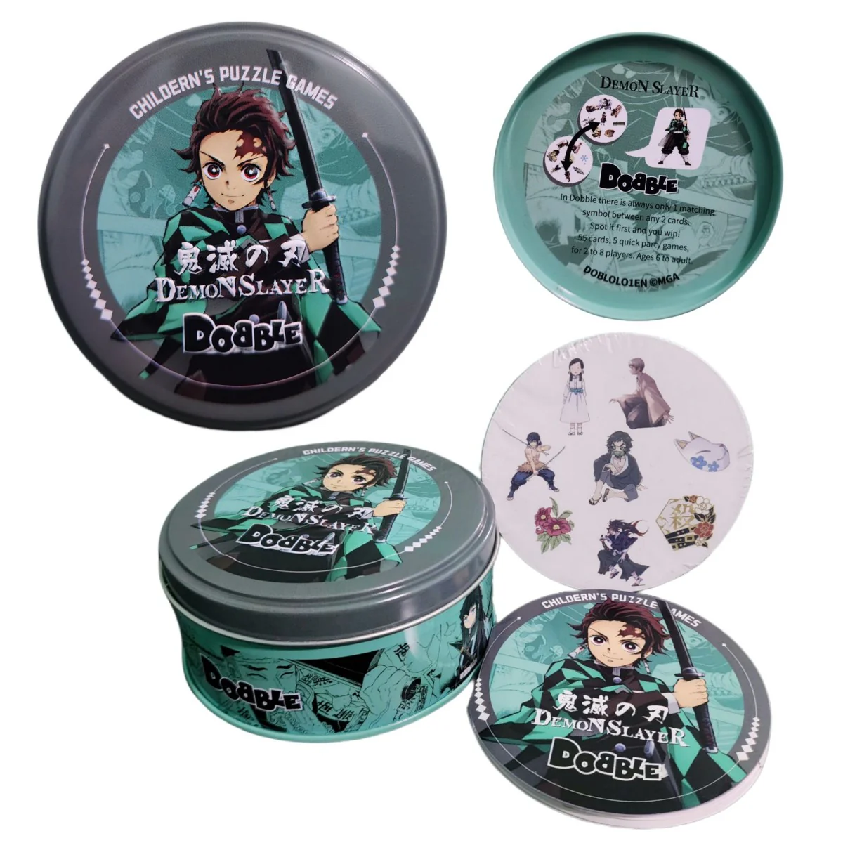 Spot it! Dobble Demon Slayer Card Game - Image 2