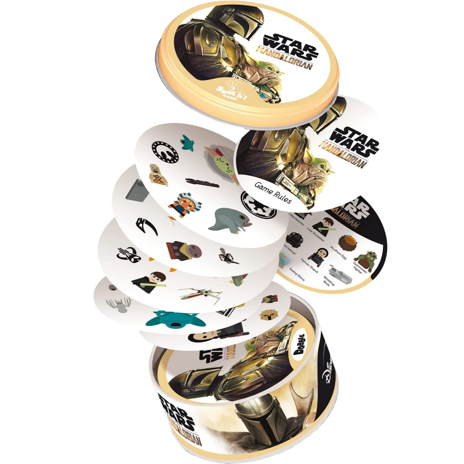 Spot it! Dobble Star Wars Mandalorian Card Game - Image 4
