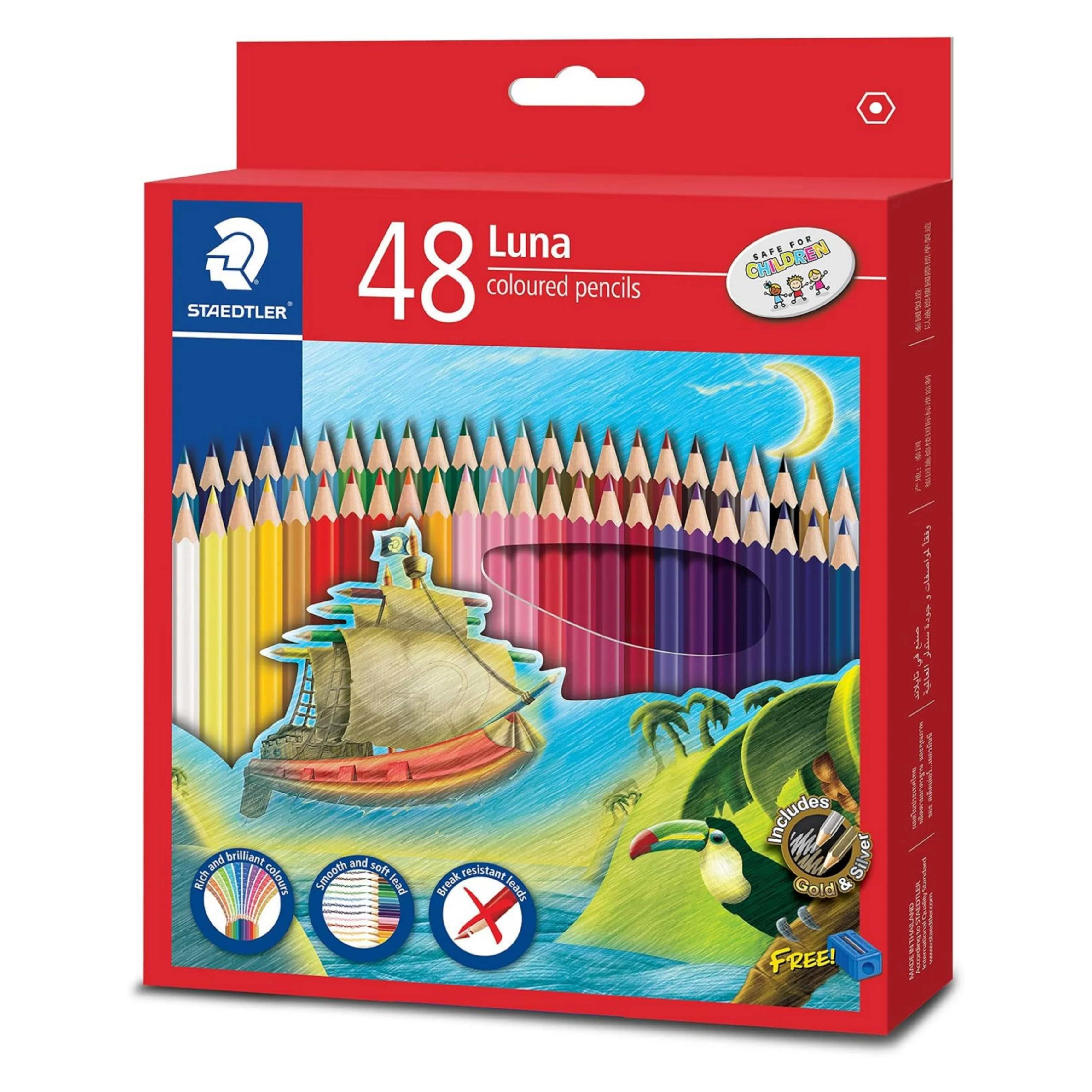Staedtler Luna Coloured Pencil Set - Pack of 48