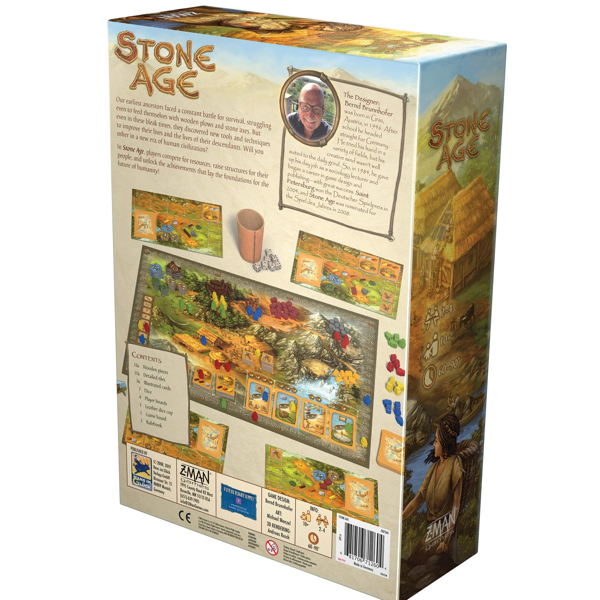 Stone Age Board Game Engaging Worker Placement Strategy for Civilization Building - Image 3