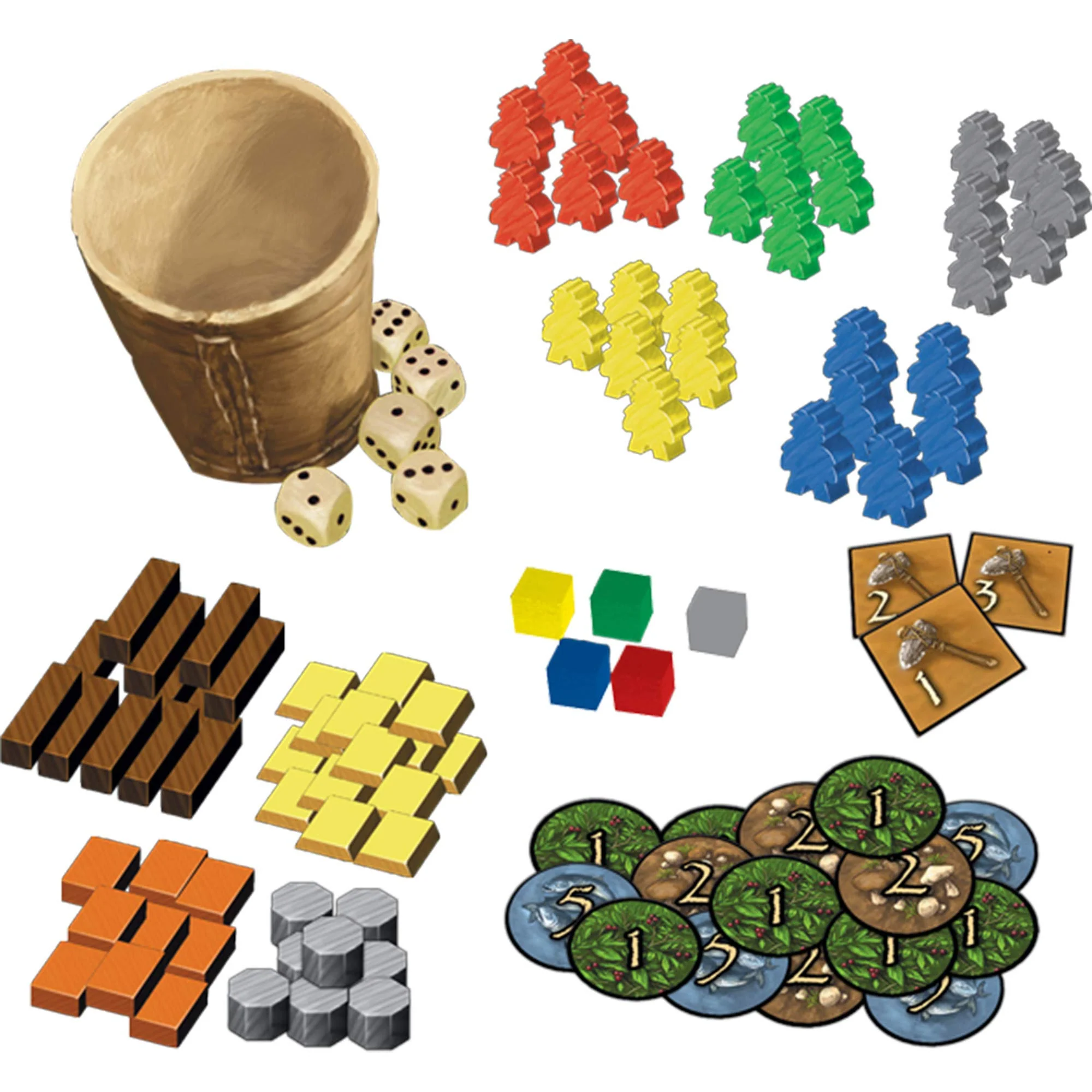 Stone Age Board Game Engaging Worker Placement Strategy for Civilization Building - Image 5