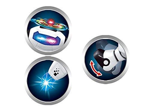 Stylish 360° Rotating Dancing Robot's with Multicolor 3D Lights and Music, Non Toxic Plastic - (White) - Image 5