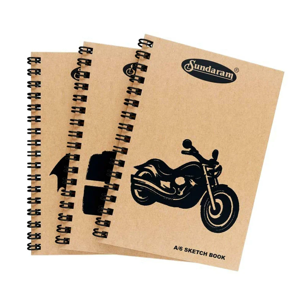 Sundaram Sketch Book Spiral Bound (Wiro) - 100 pages - Image 10