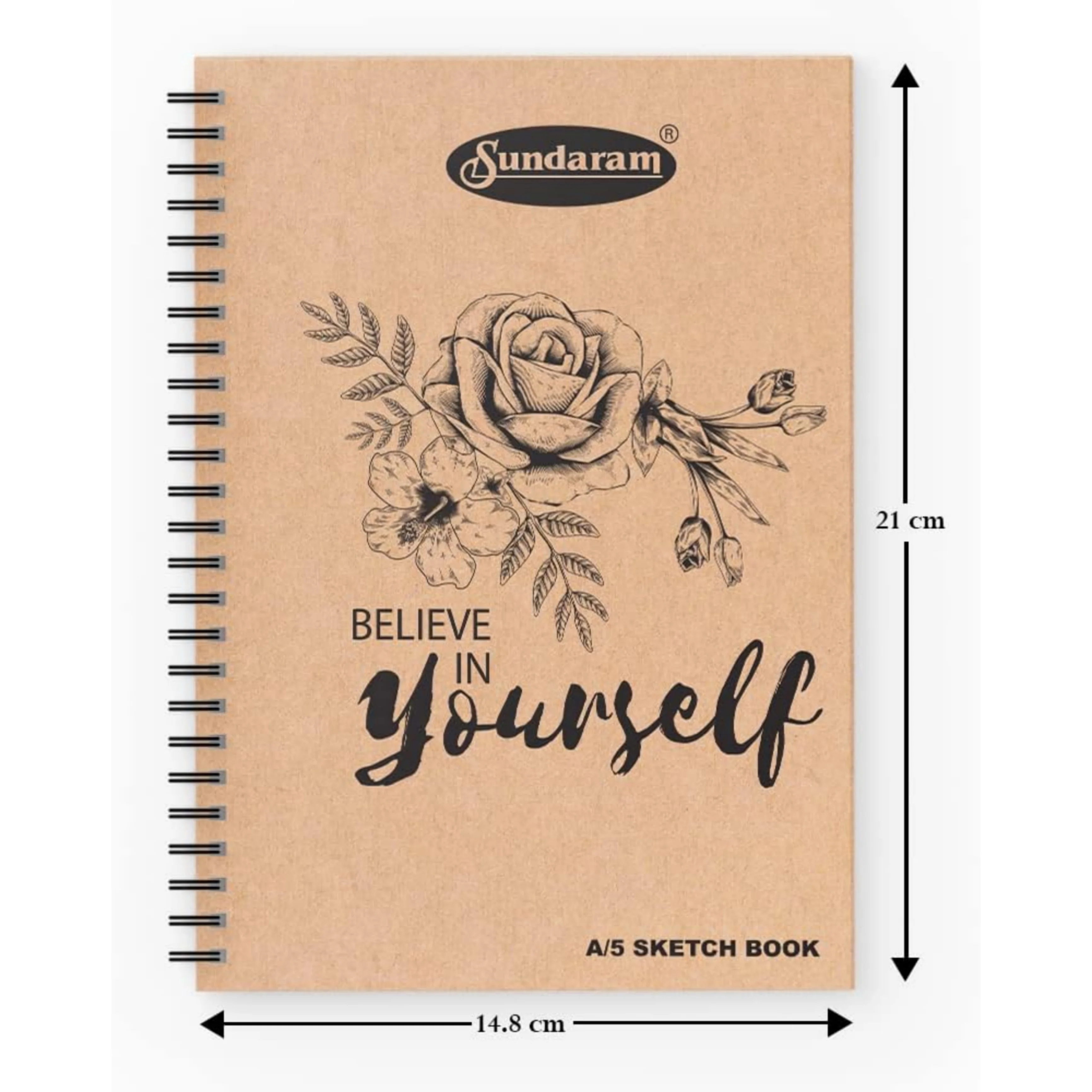 Sundaram Sketch Book Spiral Bound (Wiro) - 100 pages - Image 4