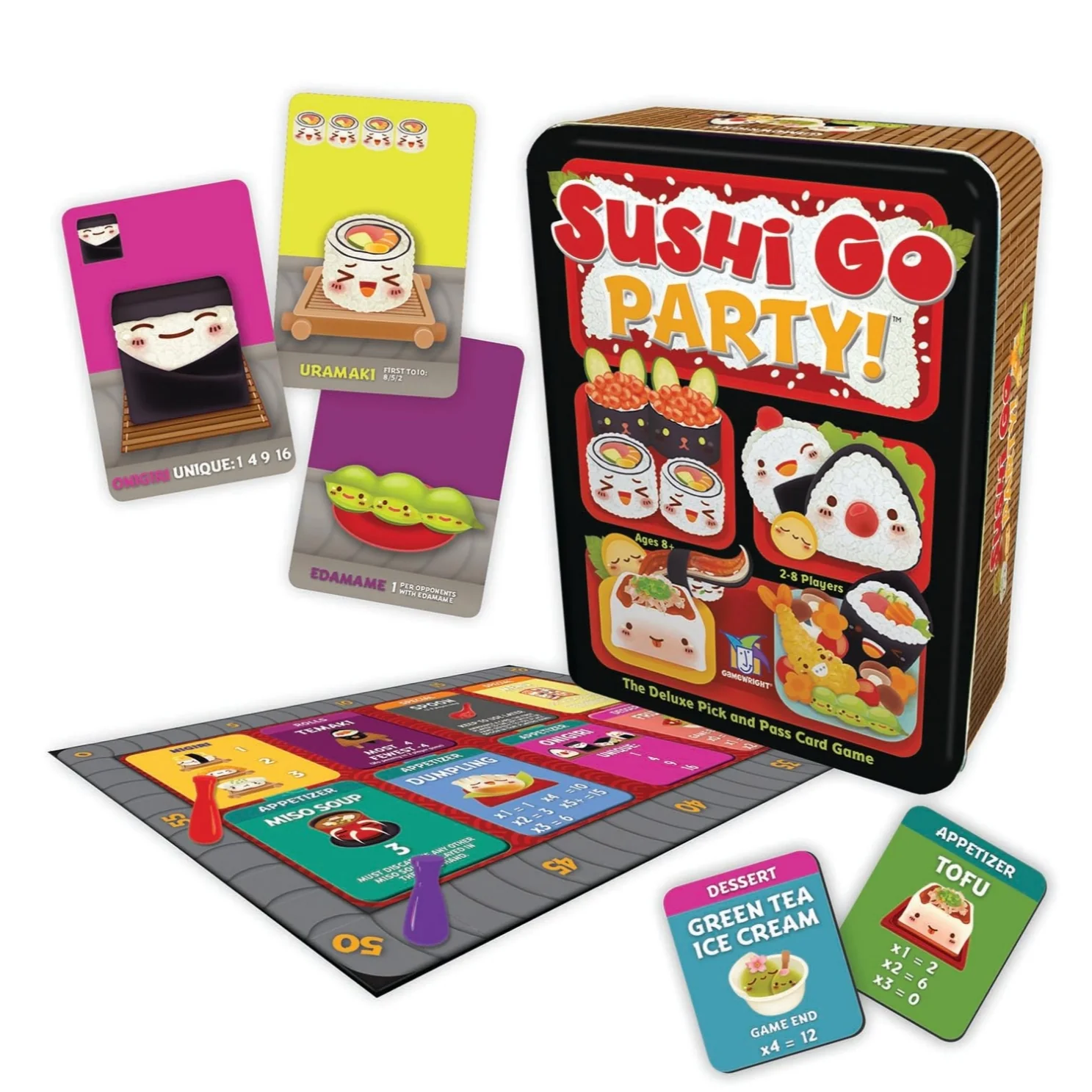 Sushi Go Party! - The Deluxe Pick & Pass Card Game (Cardboard Box) - Image 2