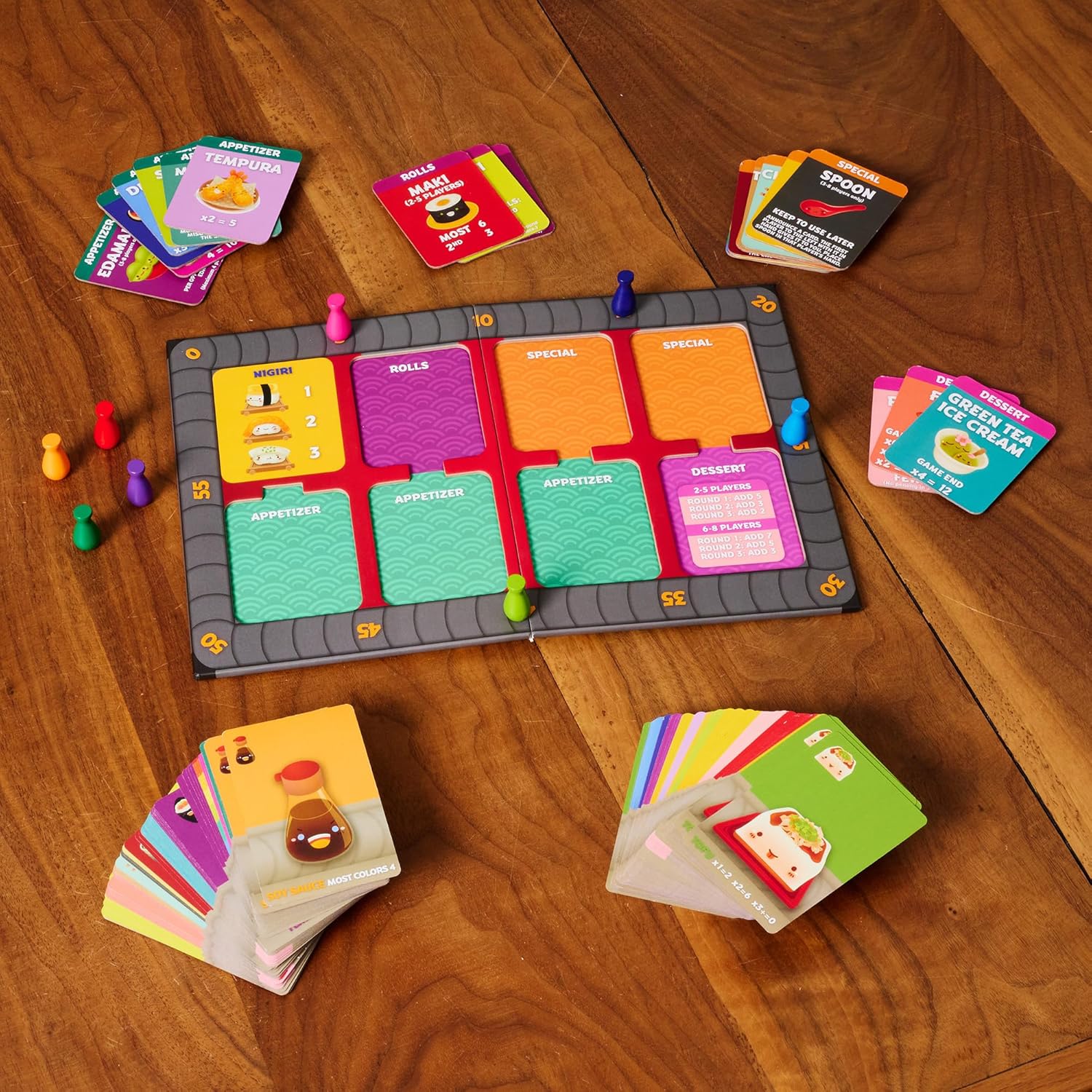 Sushi Go Party! - The Deluxe Pick & Pass Card Game (Cardboard Box) - Image 6