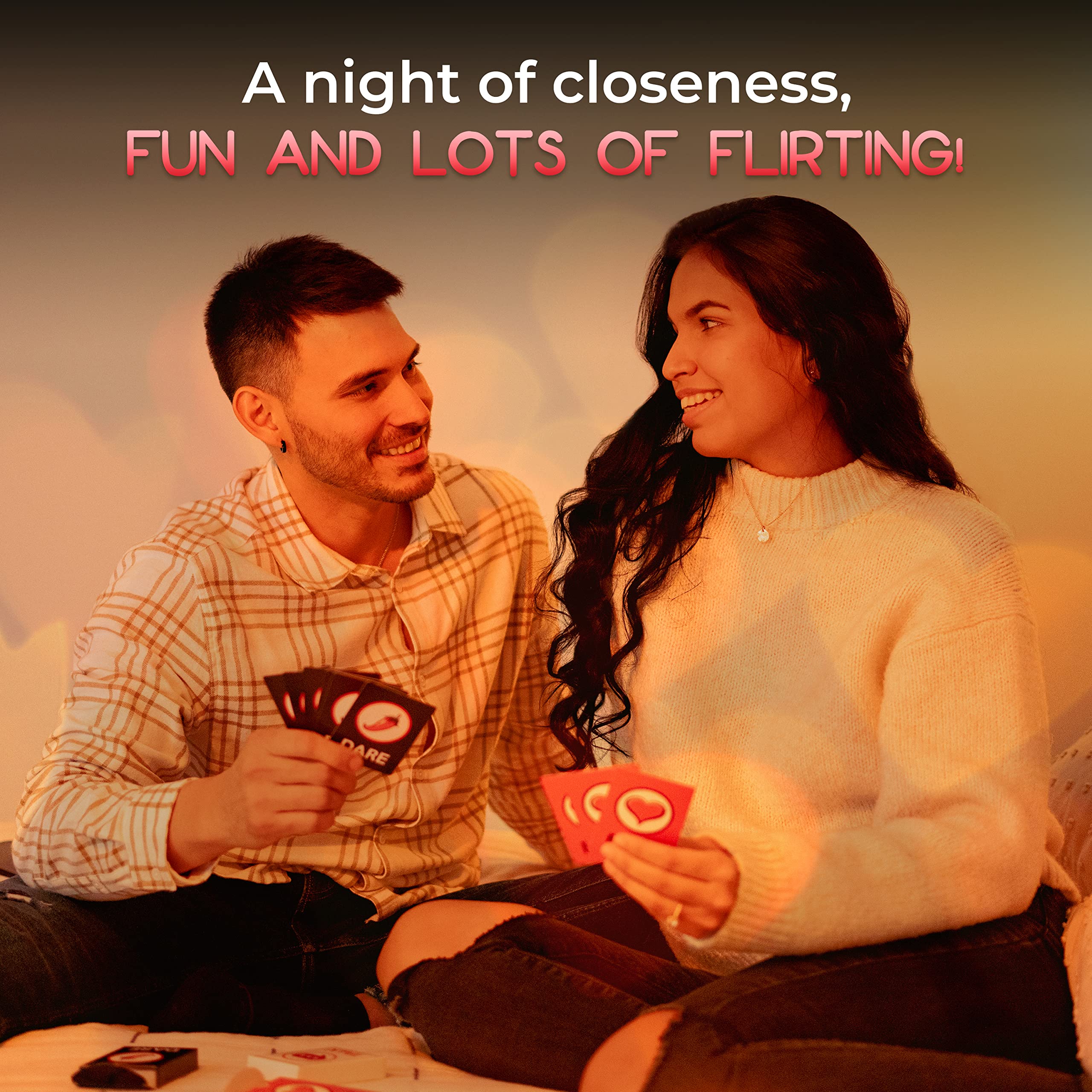 Talk Flirt Dare – Fun and Romantic Couples Game for Date Night Conversation Cards for Couples to Strengthen Relationships - Image 4