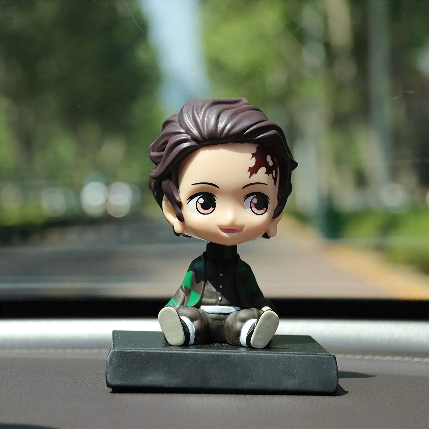 Tanjiro Demon Slayer Bobblehead With Mobile Holder - Image 6