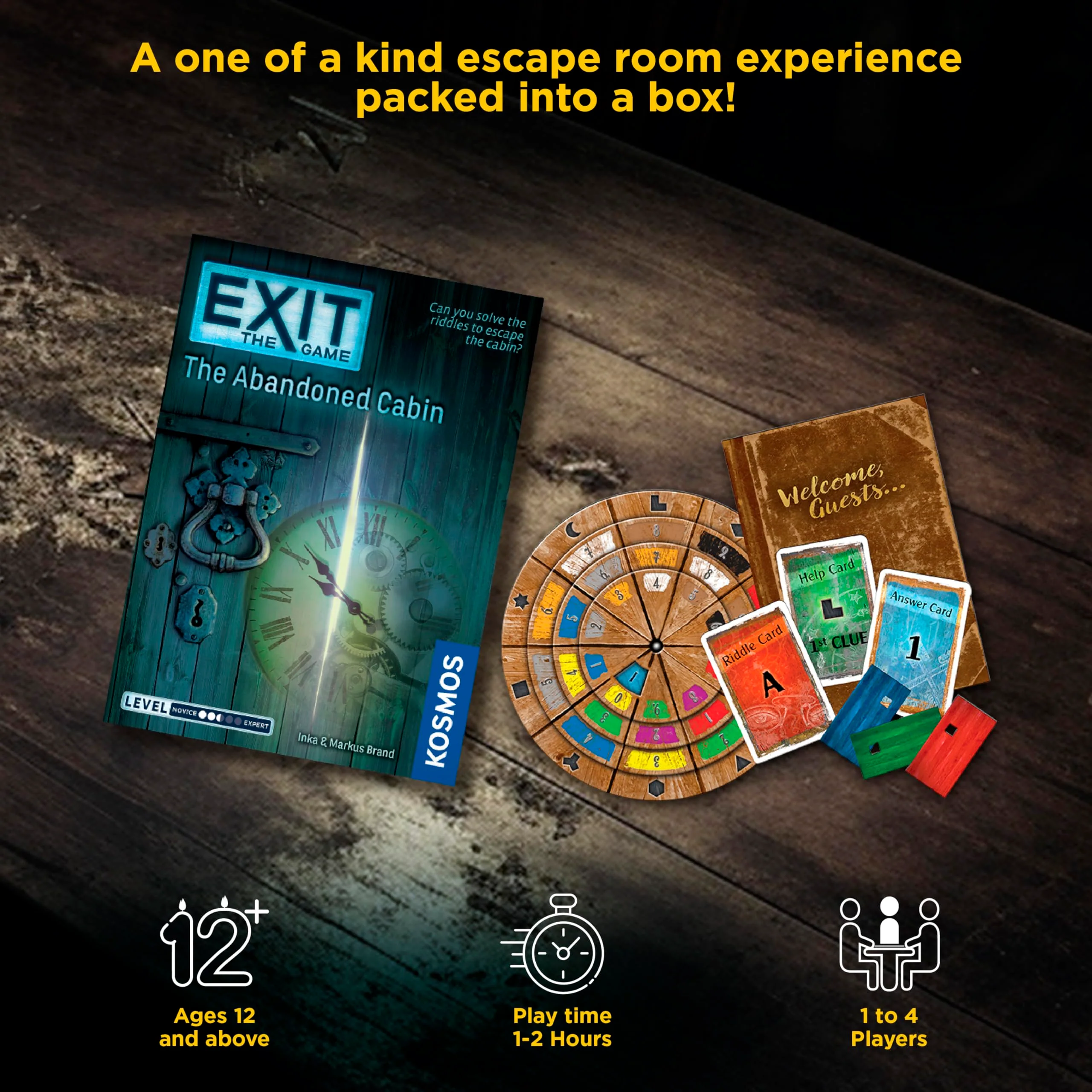 Thames & Kosmos Exit The Abandoned Cabin Card Based Family Escape Room Game - Image 2