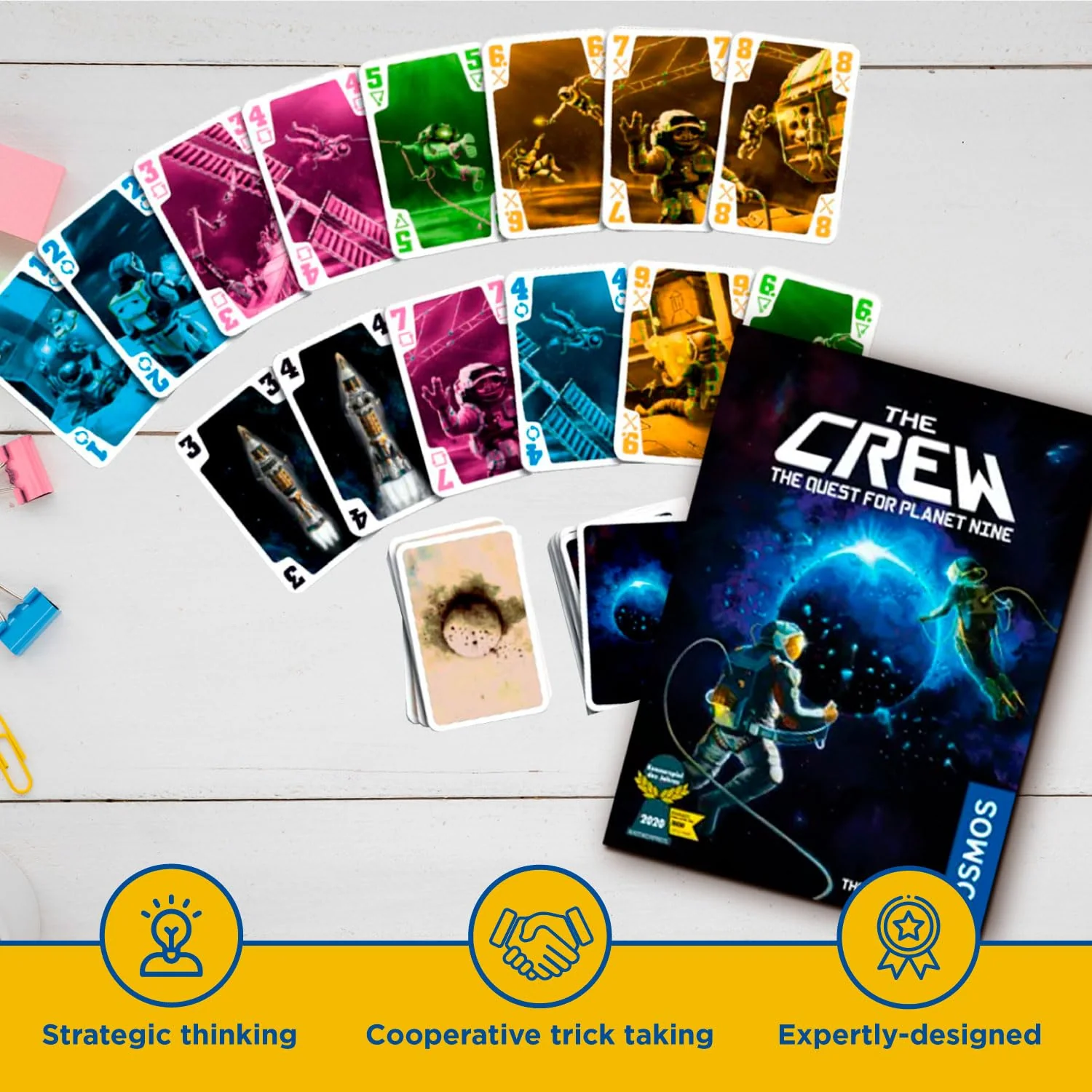 Thames & Kosmos The Crew Quest for Planet Nine Card Game - Image 5