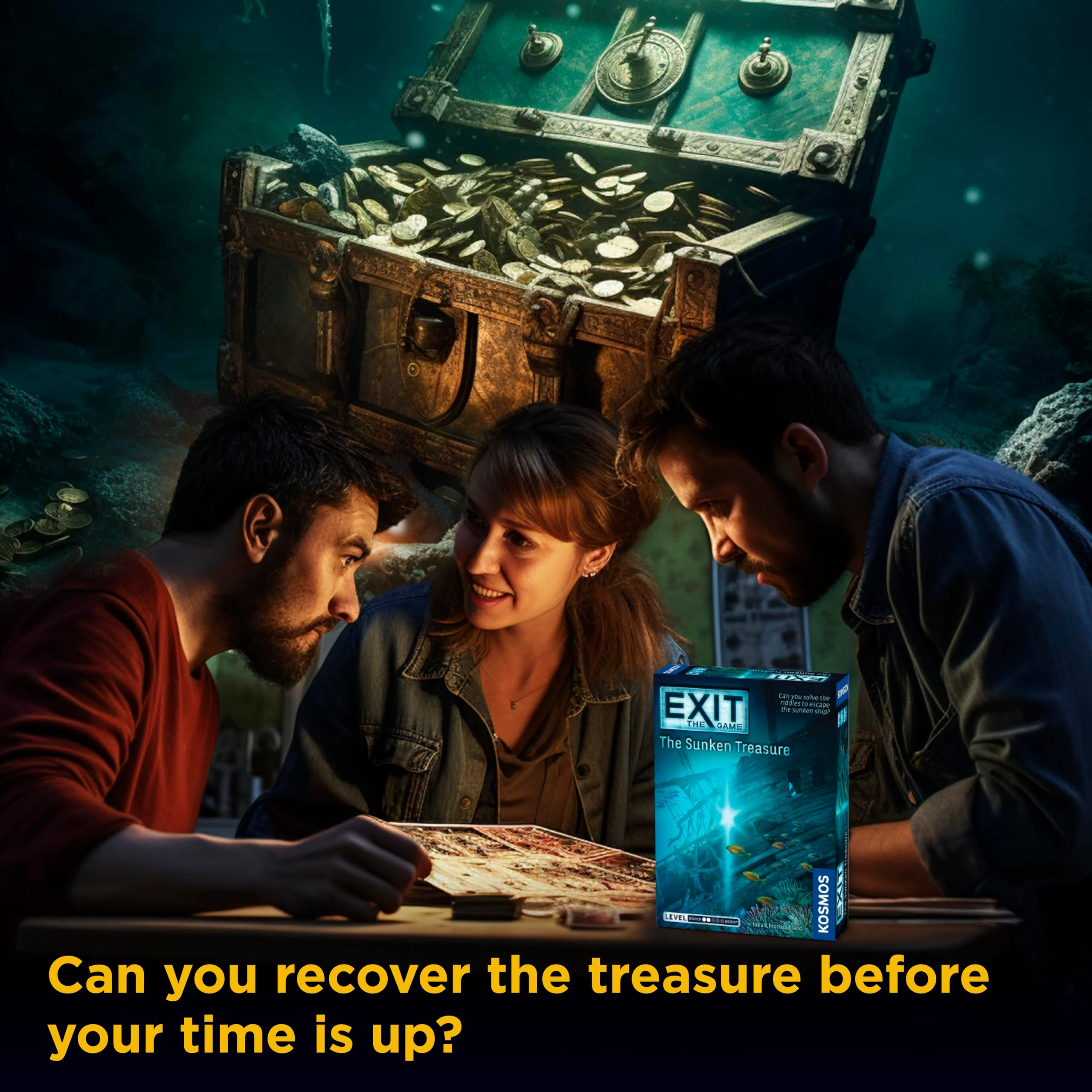 Thames & Kosmos The Exit Game The Sunken Treasure Card Based At Home Escape Room Game - Image 6