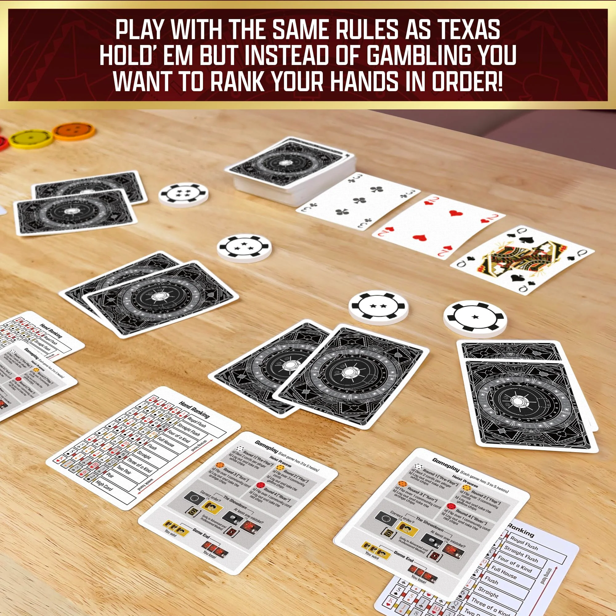 Thames & Kosmos The Gang Cooperative Poker Card Game - Image 2