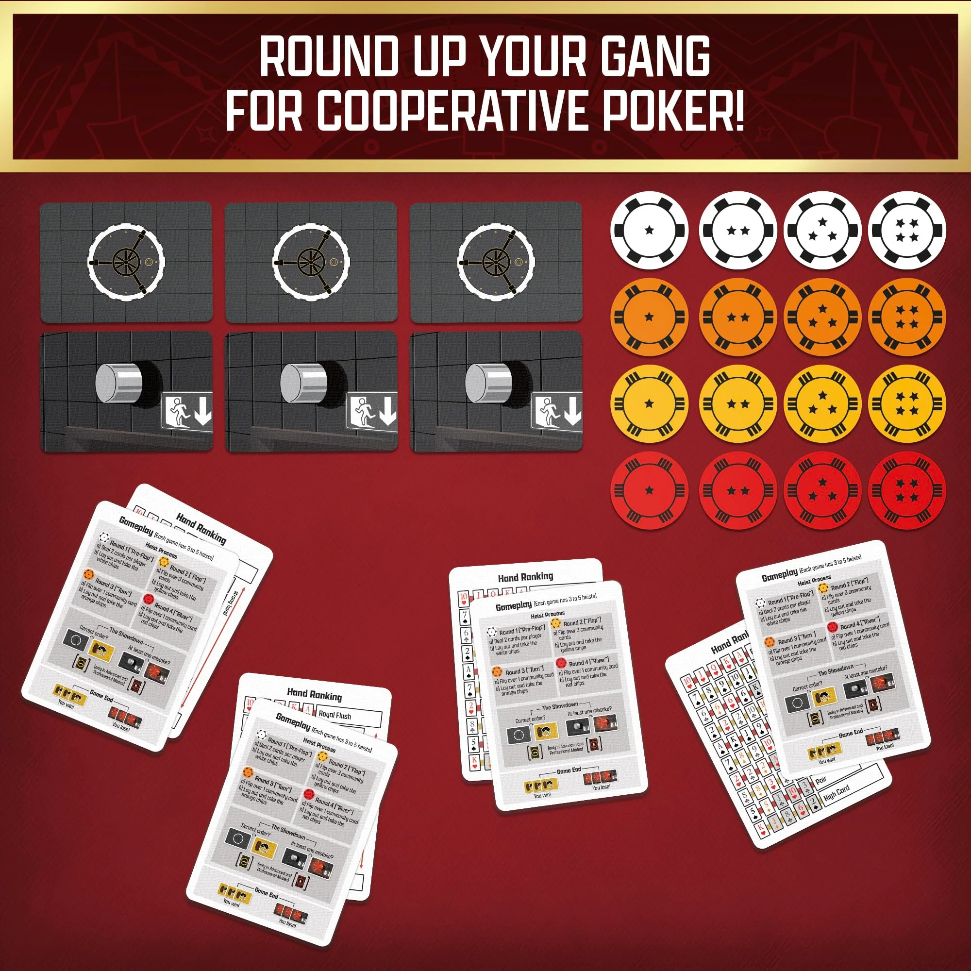 Thames & Kosmos The Gang Cooperative Poker Card Game - Image 3