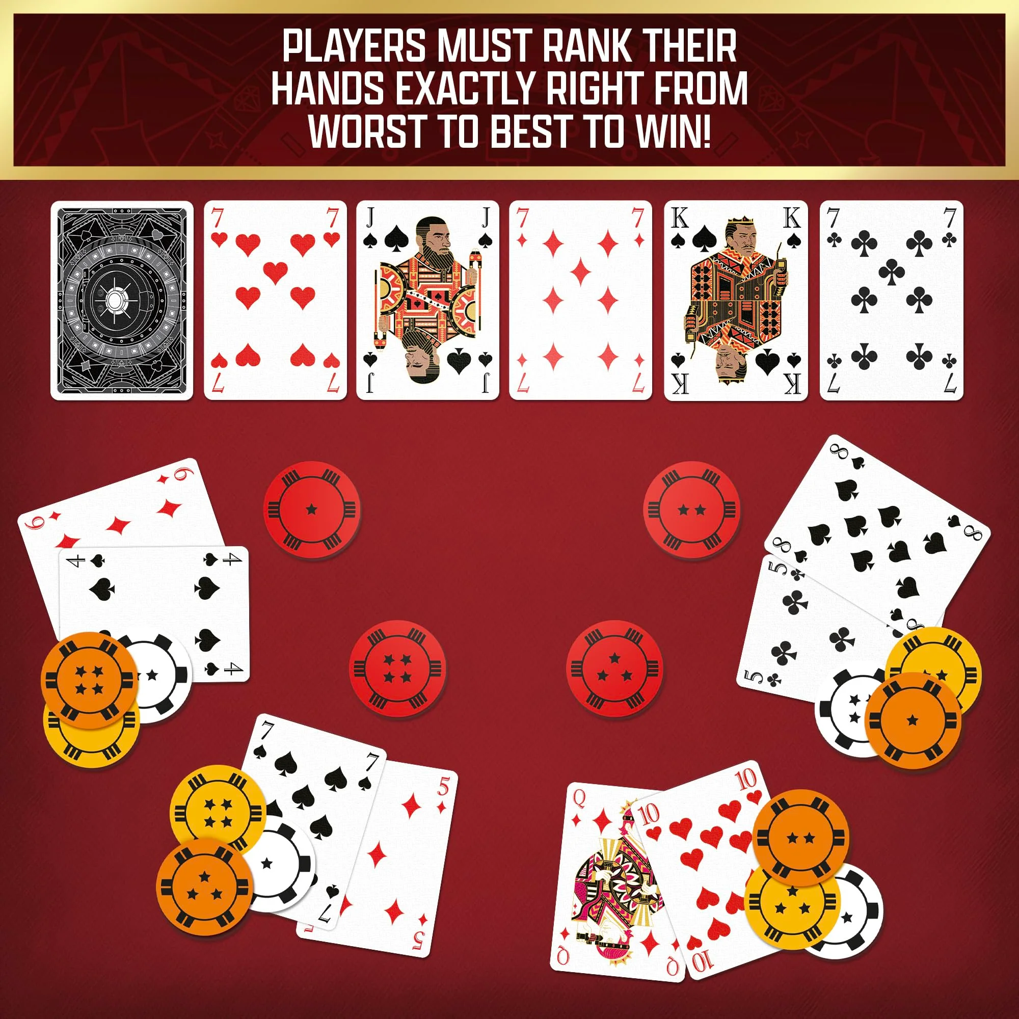Thames & Kosmos The Gang Cooperative Poker Card Game - Image 4