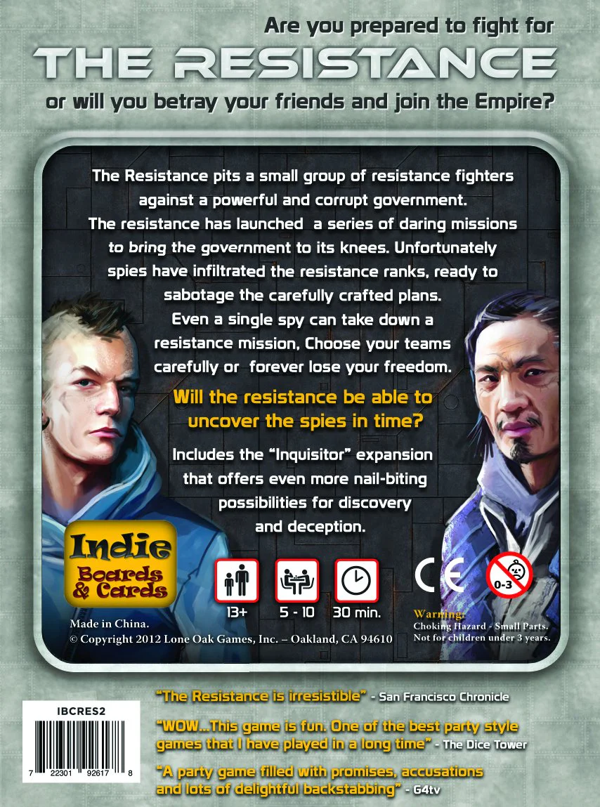 The Resistance 3rd Edition - Social Deduction, Strategy, Bluffing, Negotiation, and Deception, 5-10 Players Ages 13+ - Image 2