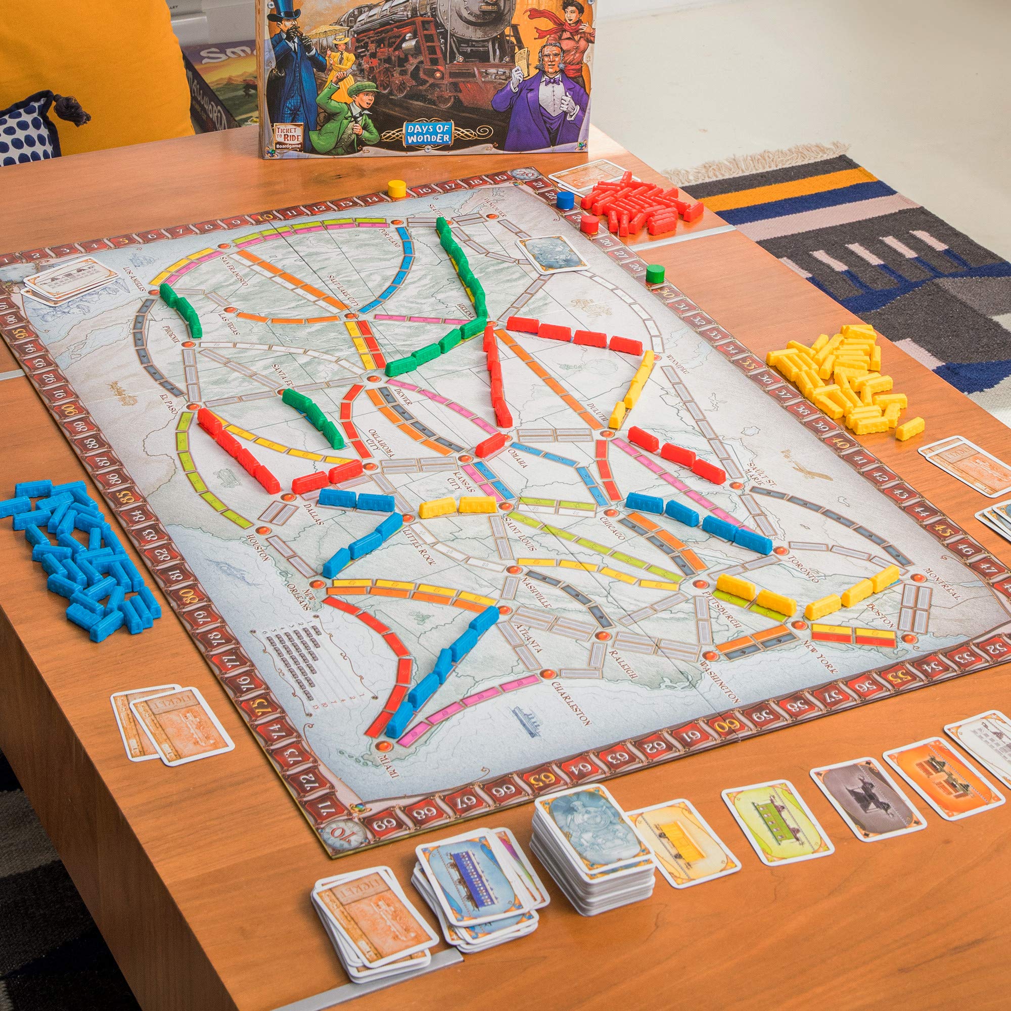Ticket to Ride Board Game A Cross-Country Train Adventure - Image 2