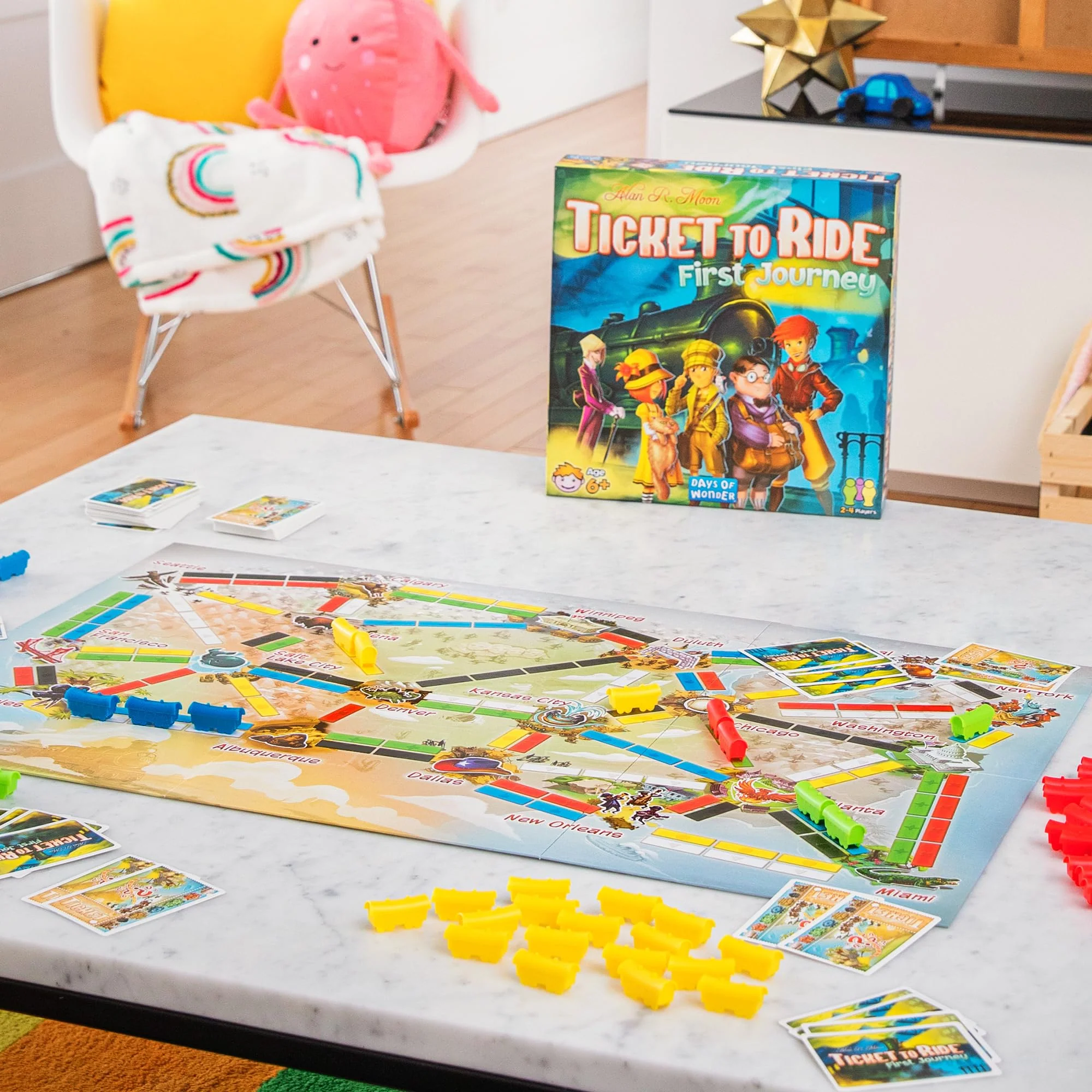 Ticket to Ride First Journey Board Game - Image 8