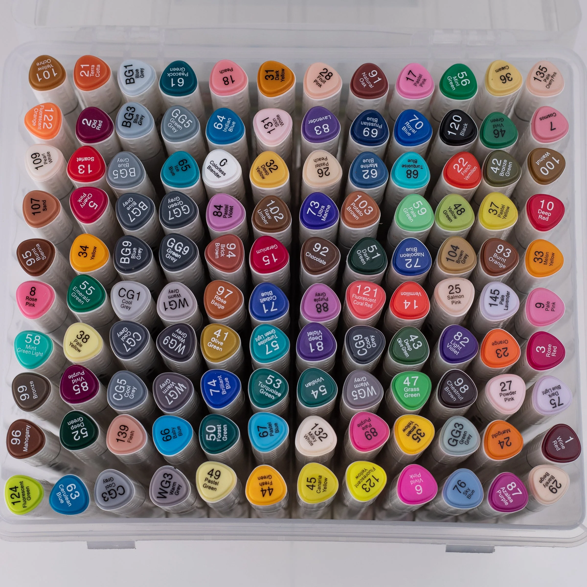 Touch Cool Twin Head Dual Tip Alcohol Based Art Markers Pen for Manga and Impression Sketch Set of 120 Colour Markers