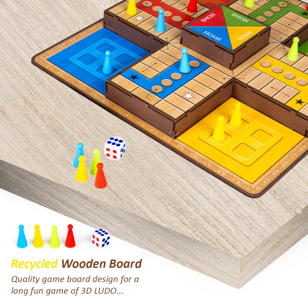 Toysbox Junior 3D Ludo Board Game - Image 3